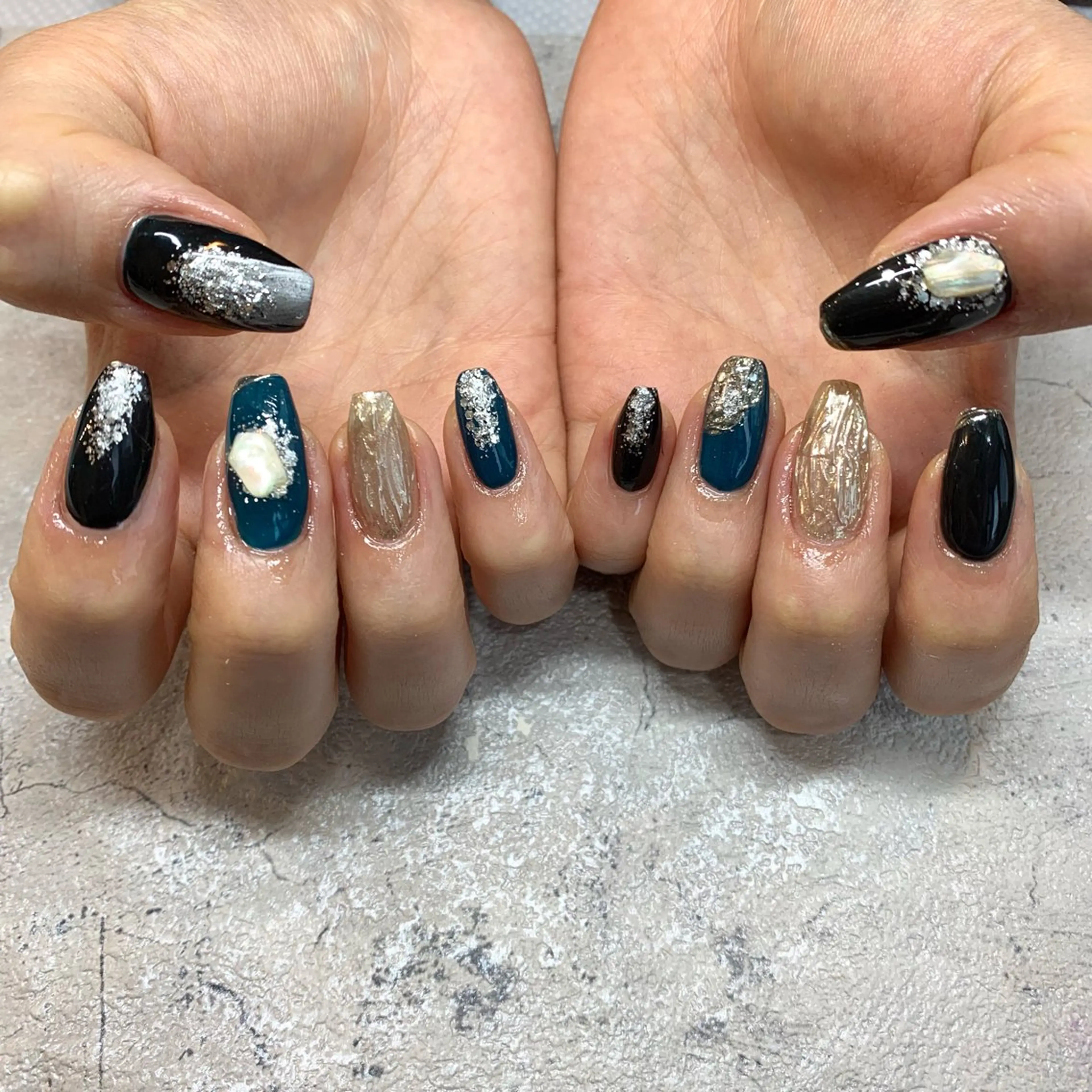 ロング 竹下 凌香のネイルデザイン