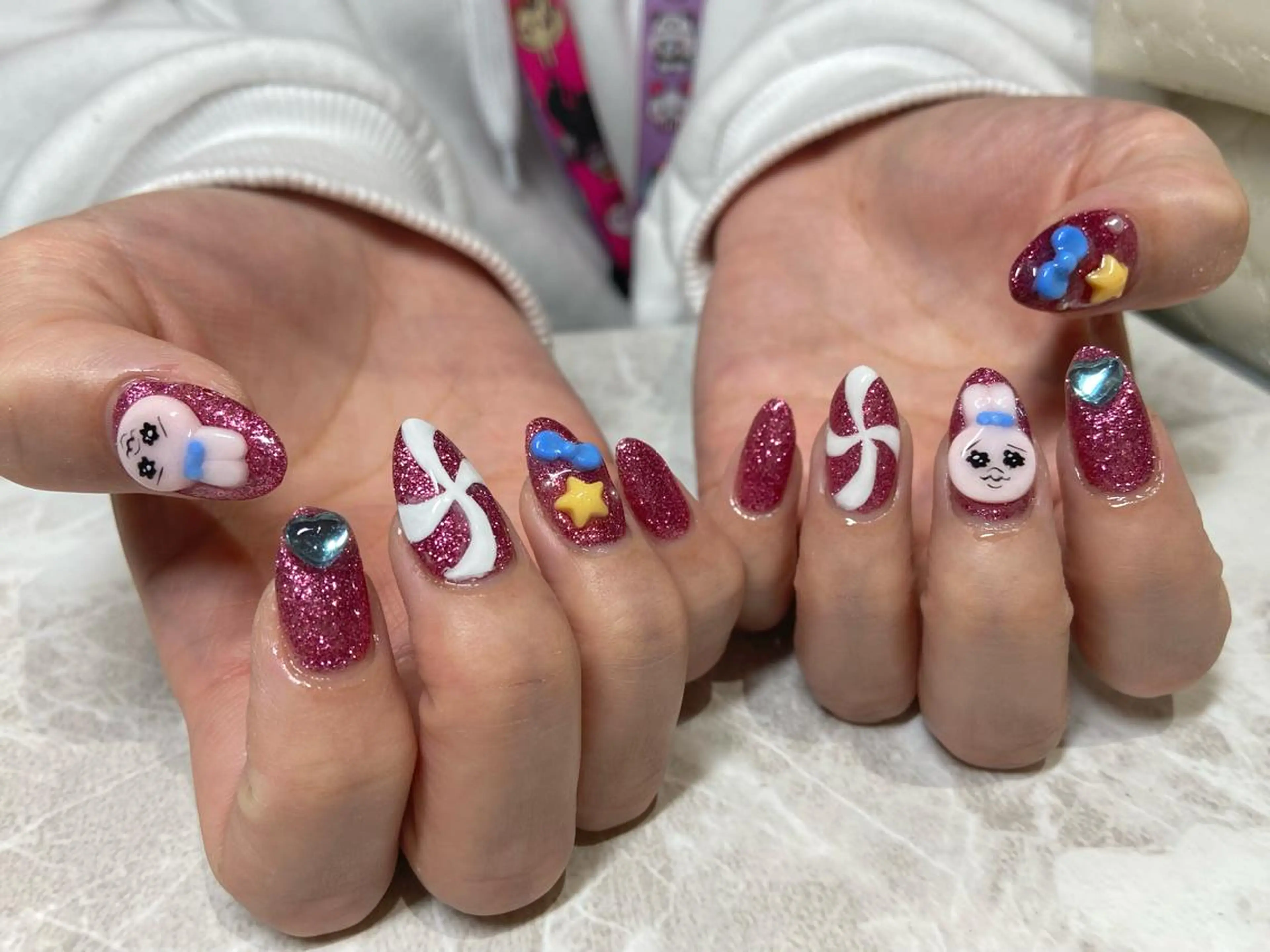 ネイル ハンドネイル 🧸熊谷 かほ🧸のネイルデザイン