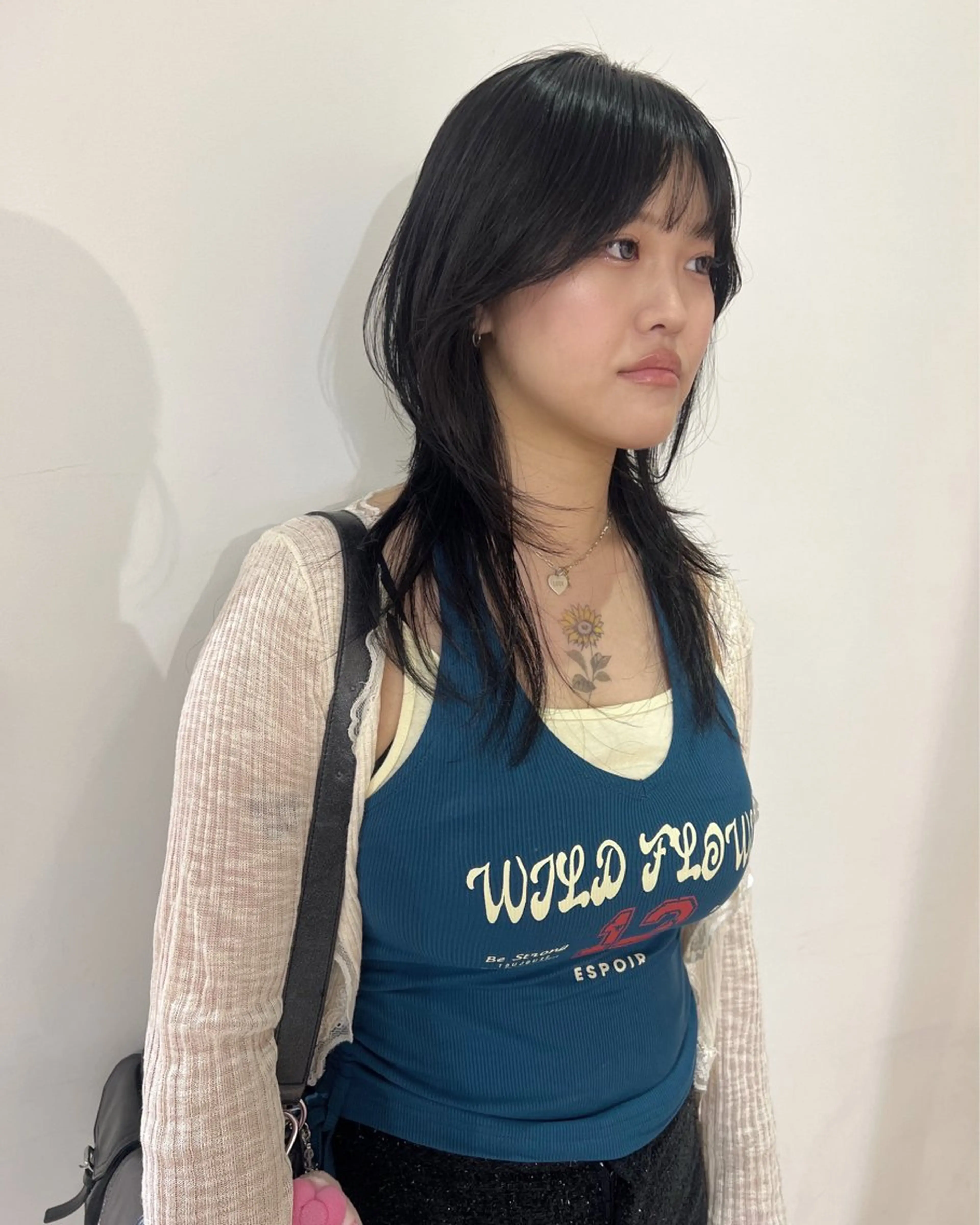 セミロング カット ヘアカラー MARU レイヤー/パーマのヘアスタイル