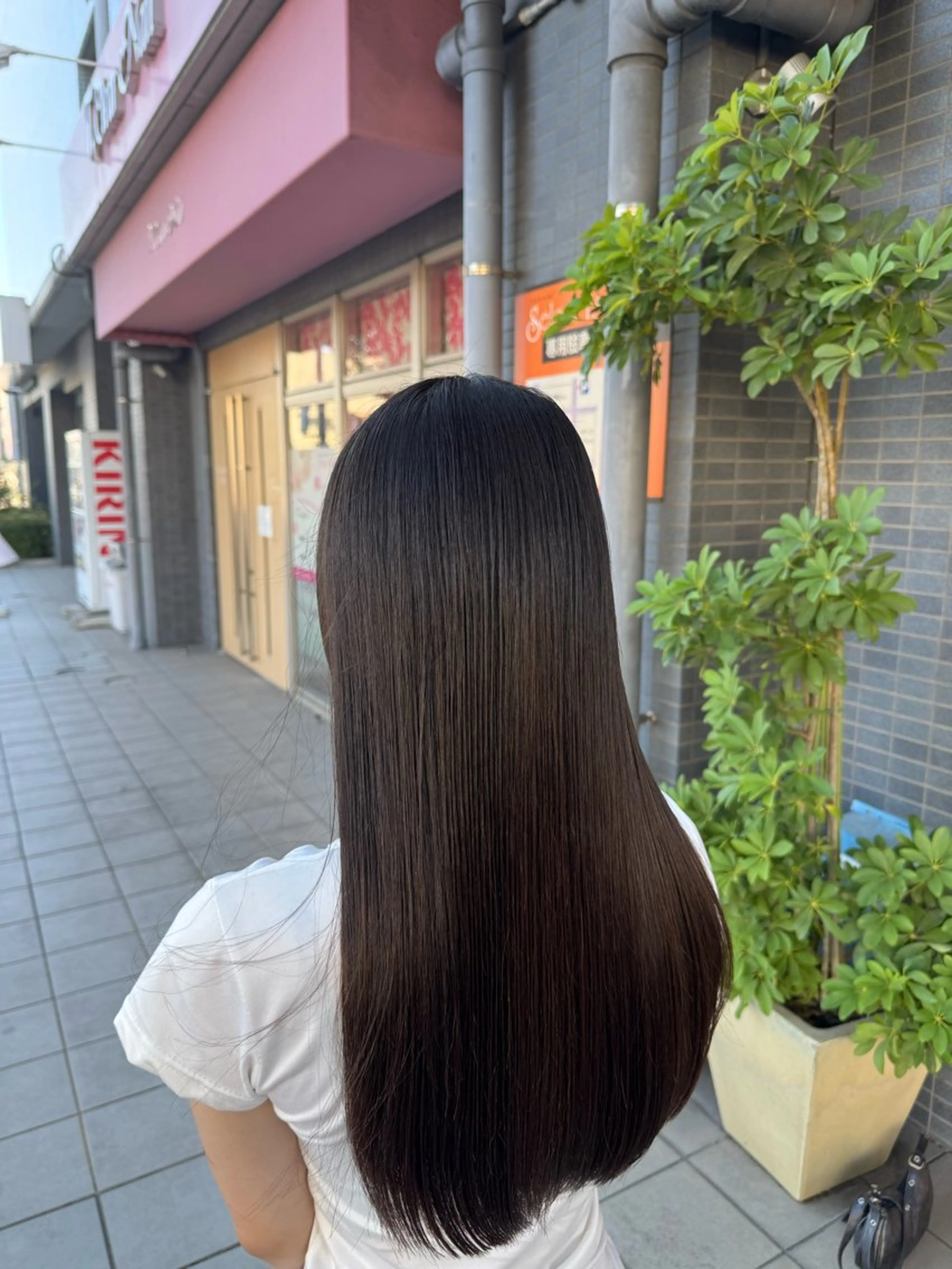 ロング カラー ヘアアレンジ 顔周りカット レイヤーカット 小顔カット select 大森 慶斗のヘアスタイル