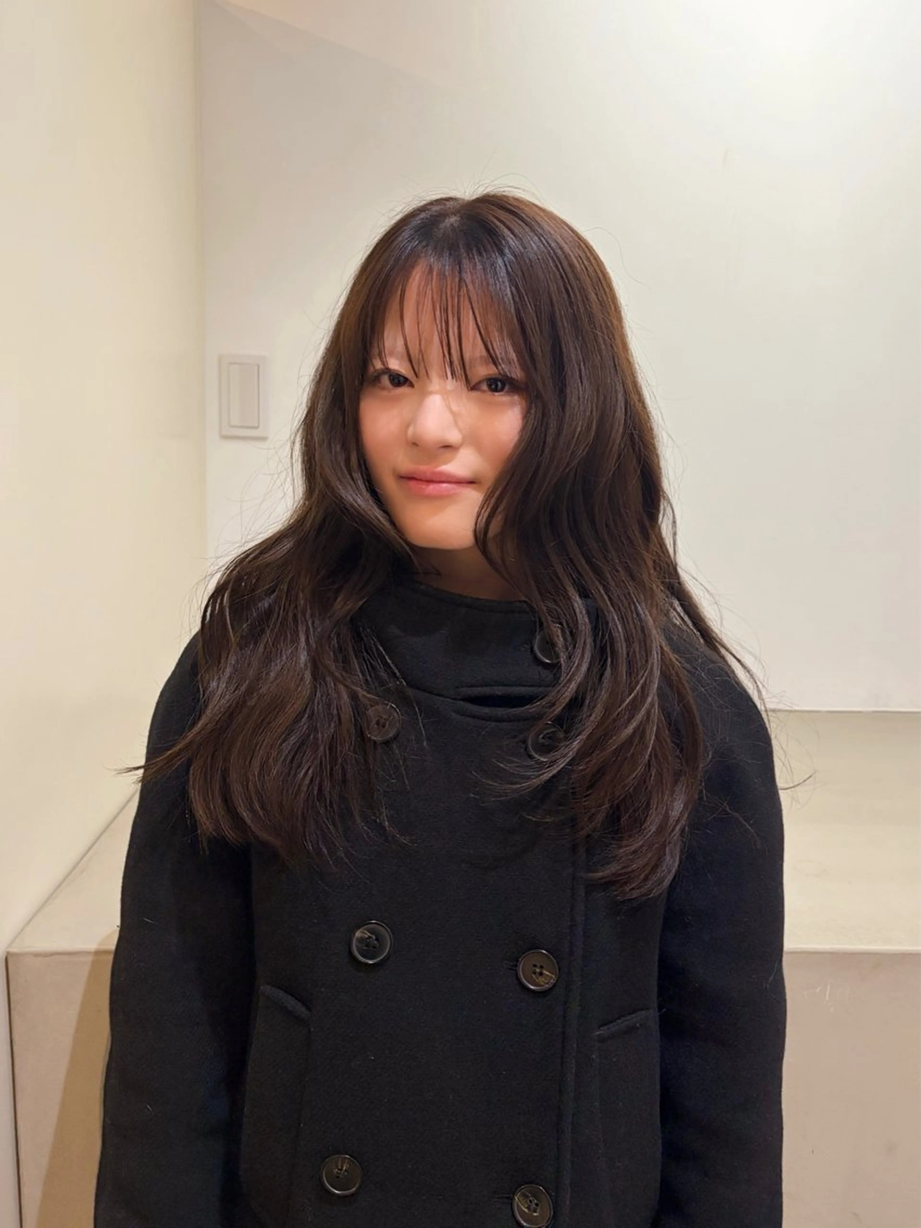 ミディアム カット 🧣misaki 透明感カラー🧣のヘアスタイル