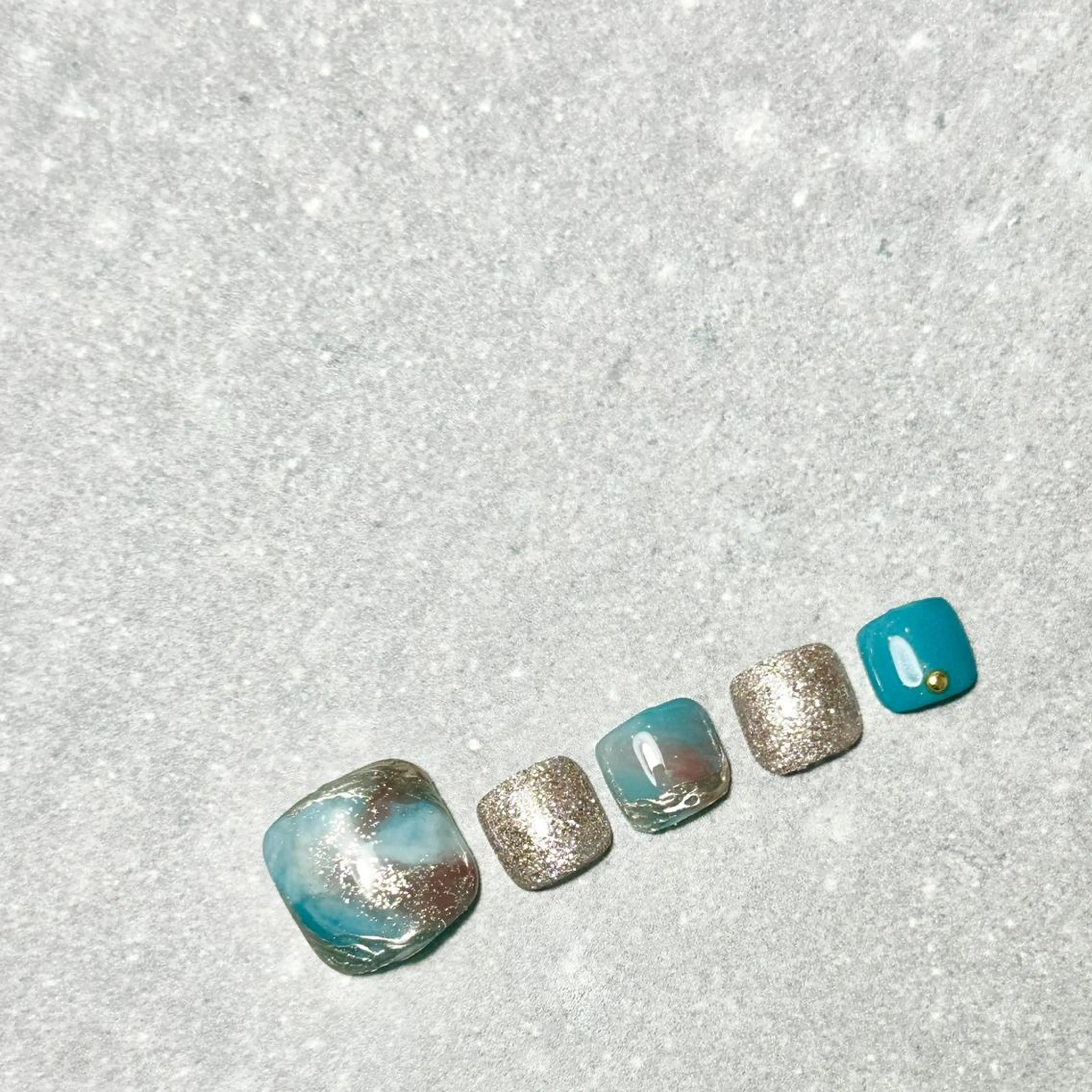 ネイル フットネイル THE464 the464のネイルデザイン