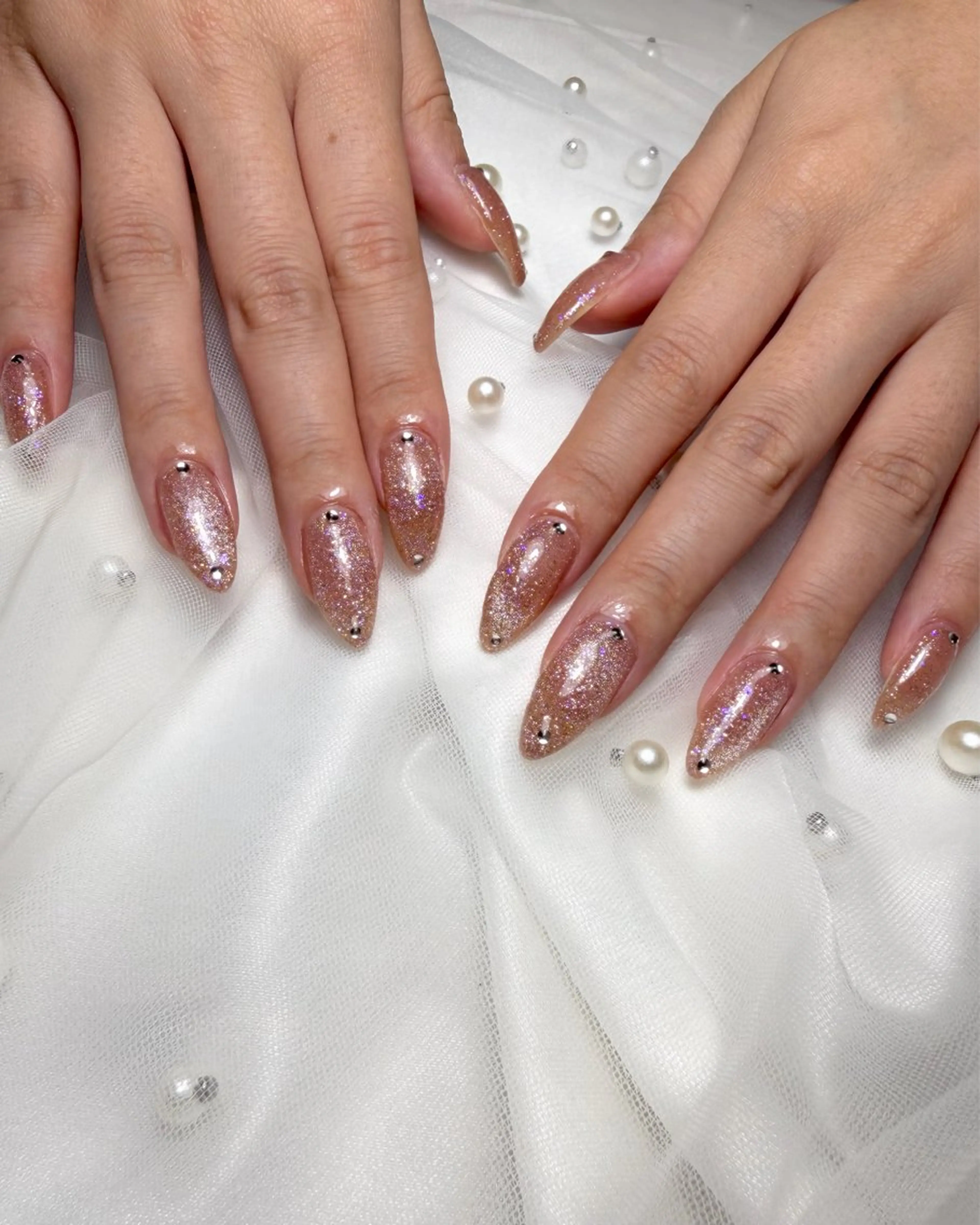 ネイル ストーンネイル ハンドネイル Li'ame所属・Luna 【Li'ame】のネイルデザイン