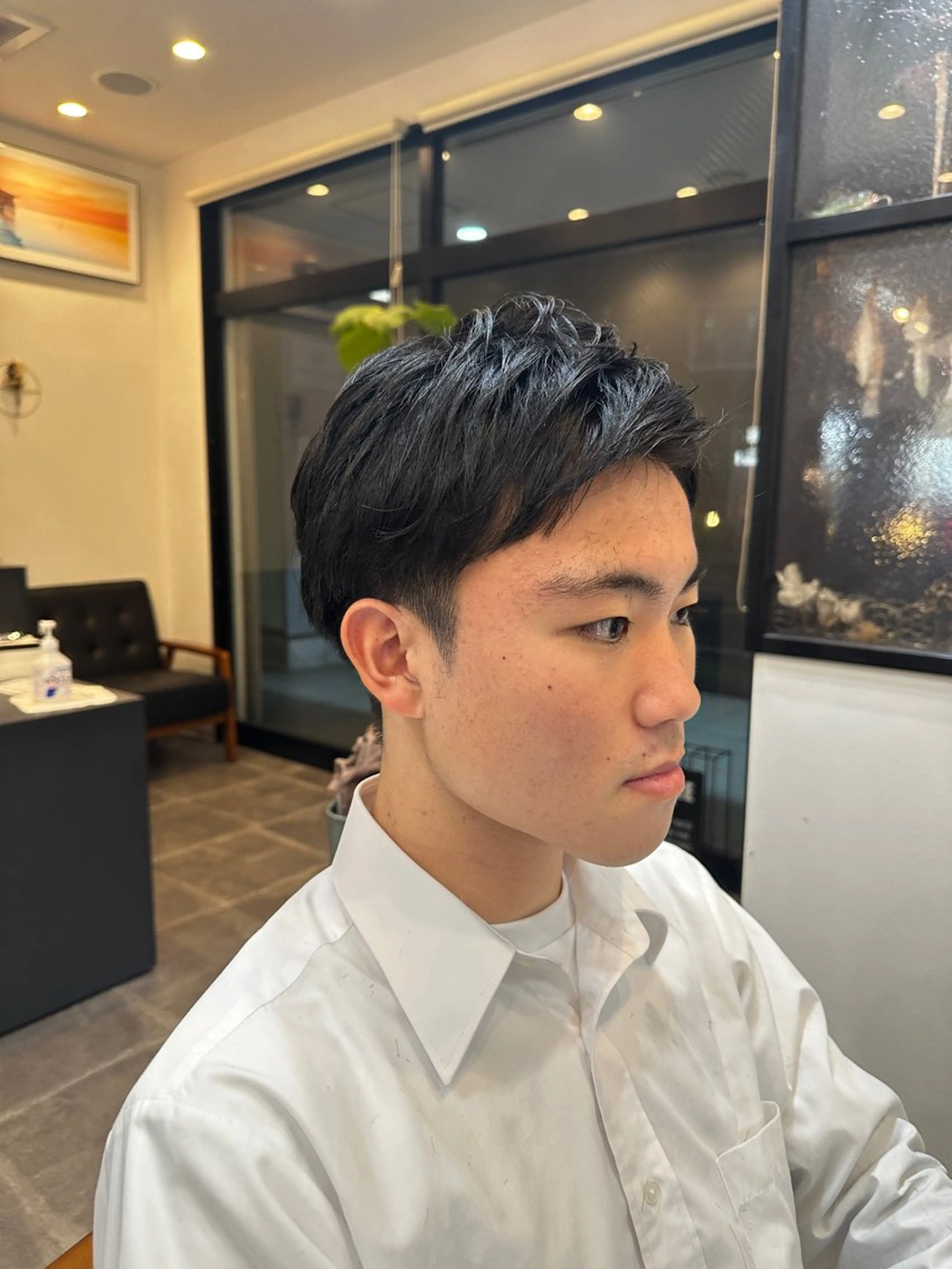 メンズ アップバング ✨柏💎ikumi 💎メンズスタイル✨のヘアスタイル