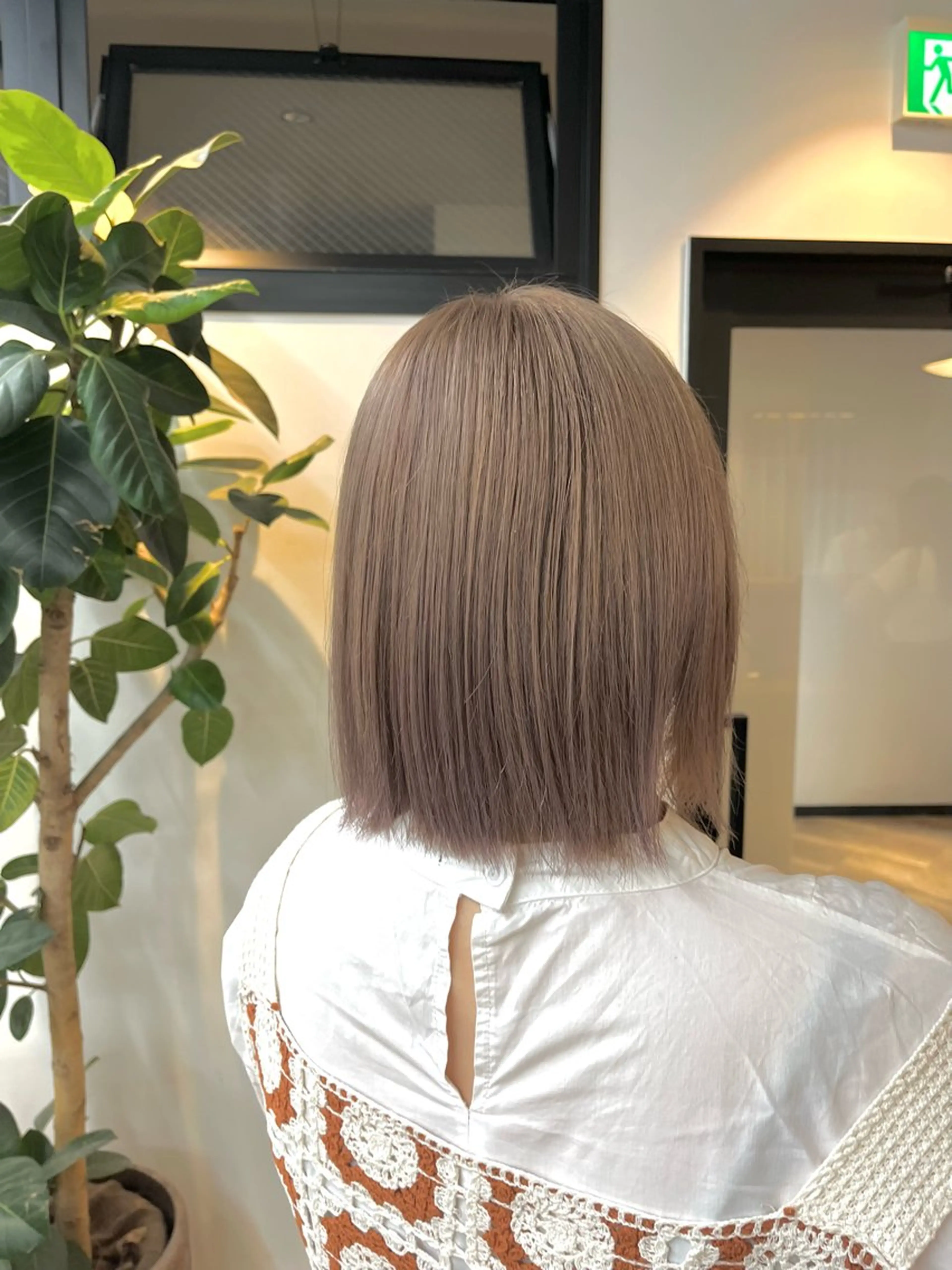 ミディアム カラー ヘアカラー ハイトーンカラ ー/小川のヘアスタイル