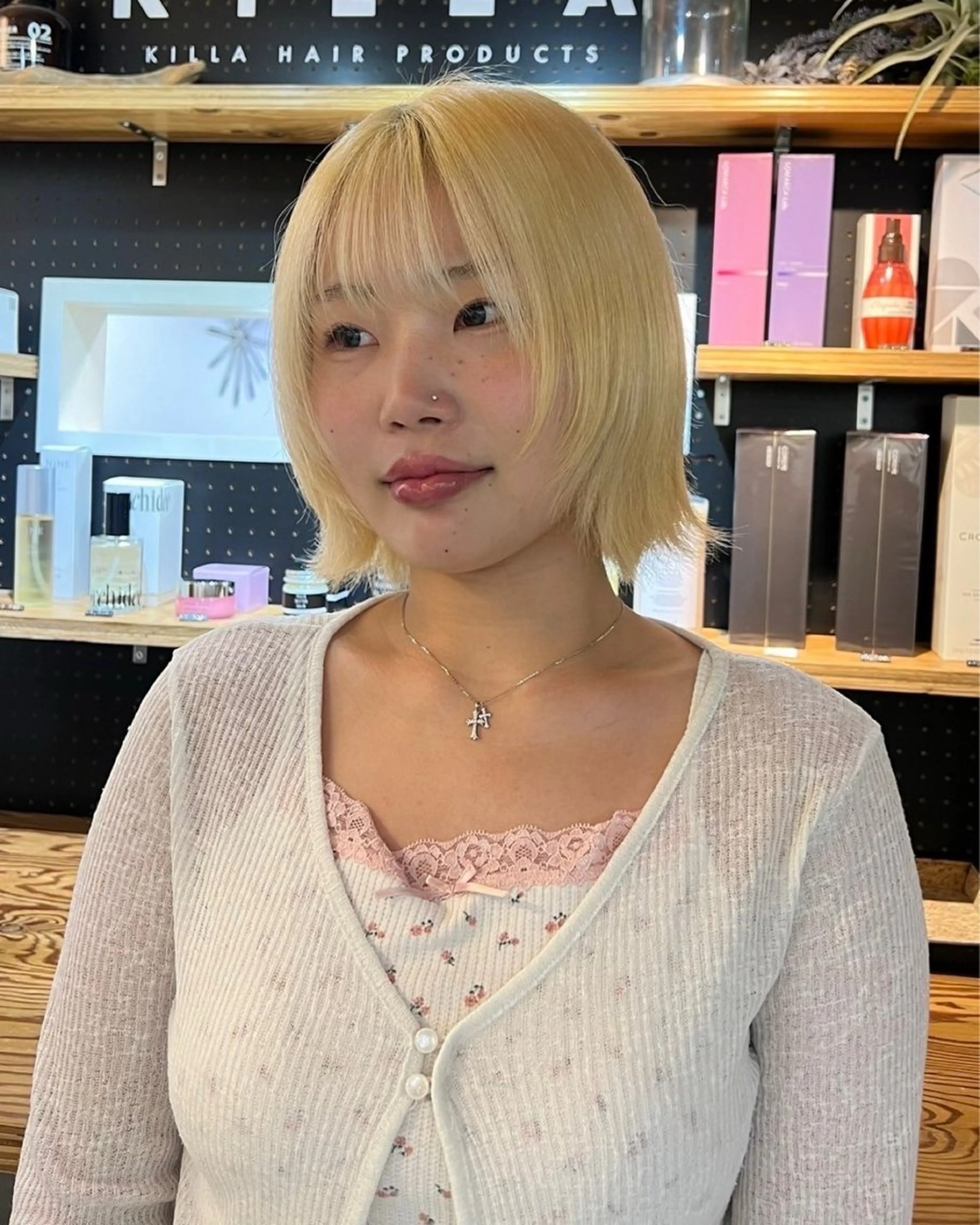 ミディアム ヘアカラー 暖色カラー/レイヤー カット☁️MEI☁️のヘアスタイル