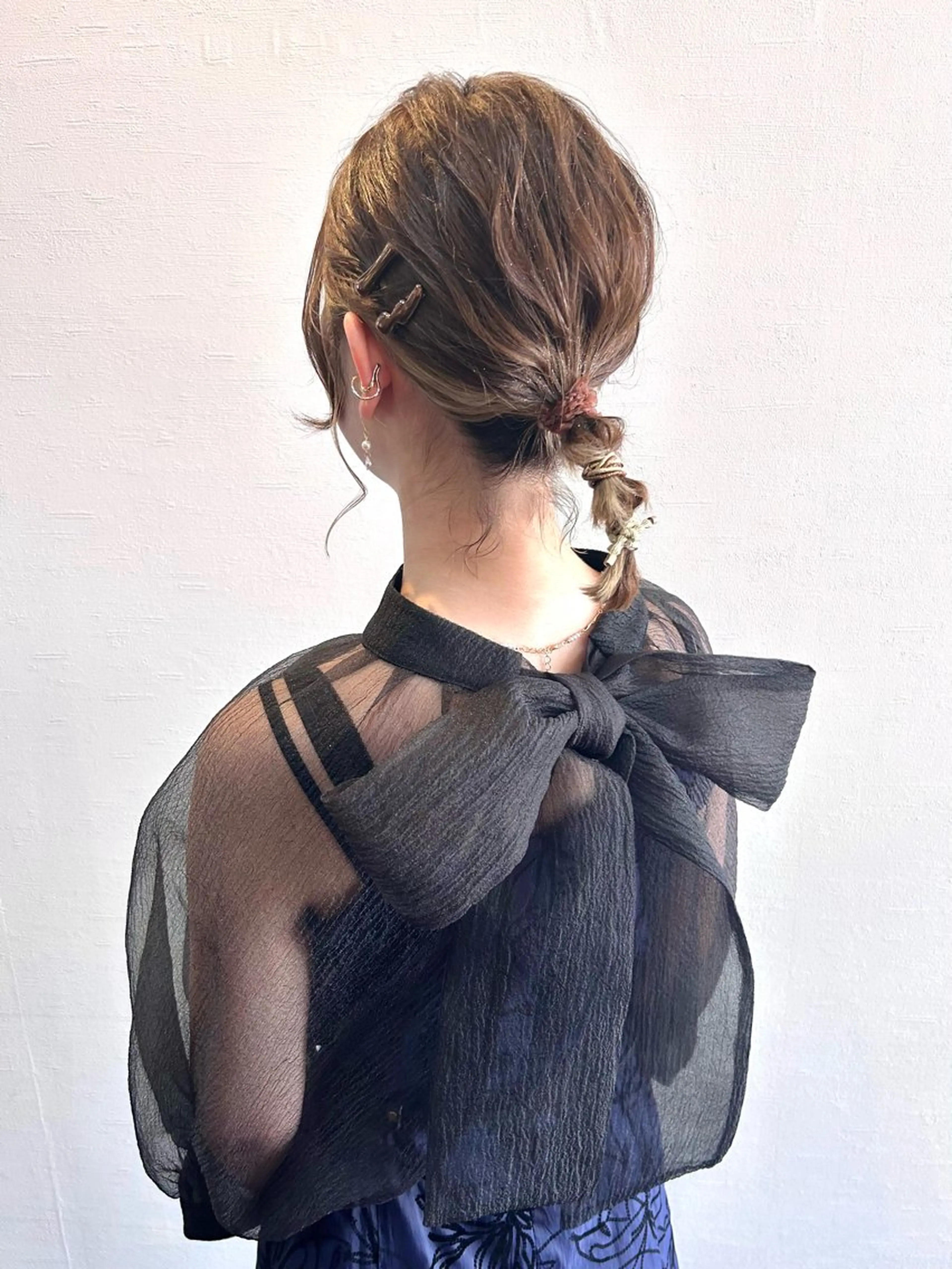 ミディアム ヘアセット 𝘒𝘺𝘰𝘬𝘢 🌿‬のヘアスタイル