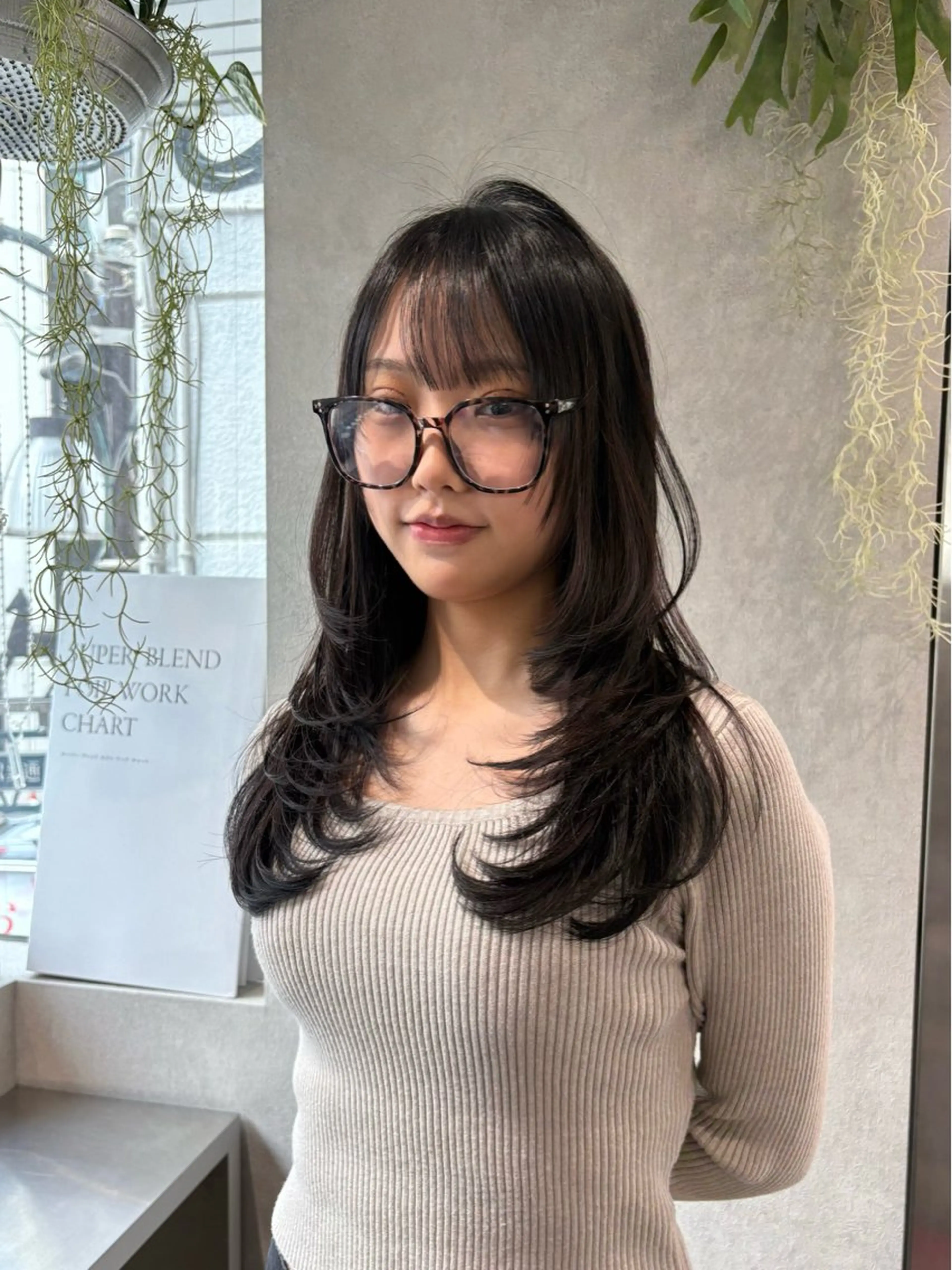 ロング レイヤーカット カット レイヤー/艶カラー/ KIHO🥥︎のヘアスタイル