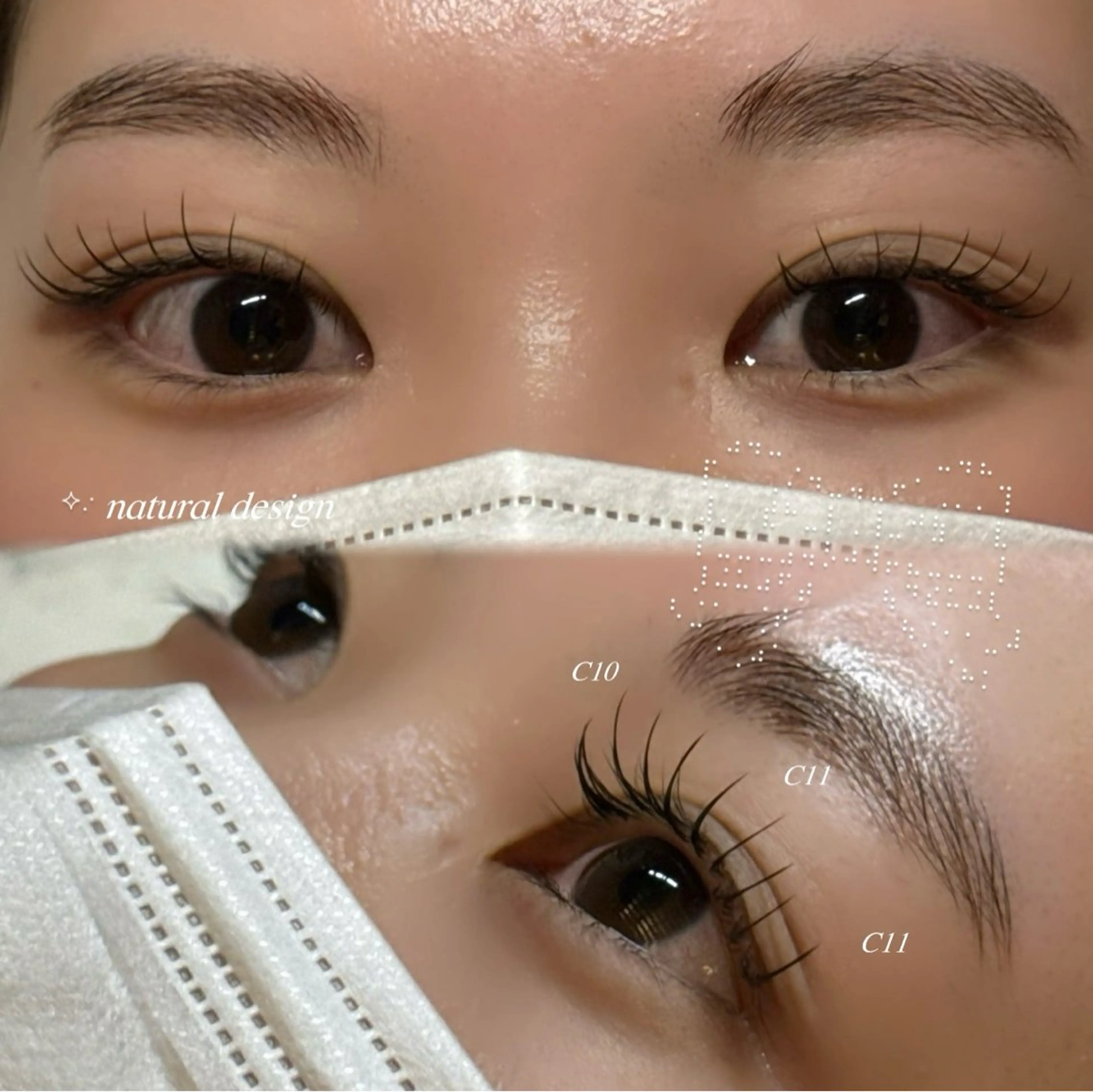 マツエク・マツパ 束感まつ毛 フラットラッシュ ナチュラル マツエク 束感マツエク パーマ / yuma୨୧のマツエク・マツパデザイン