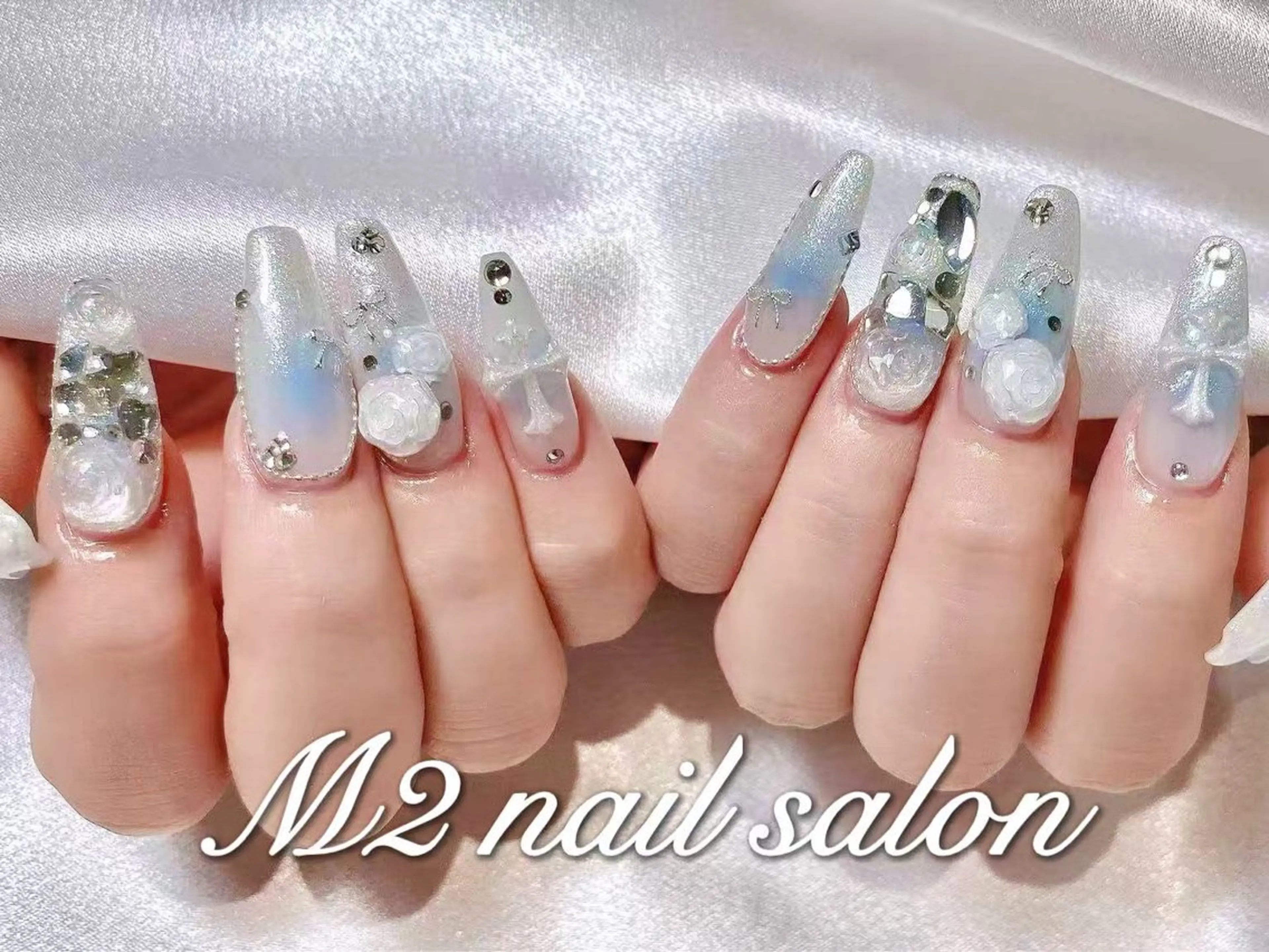 ネイル ハンドネイル 長さだし専門店 M2　rikaのネイルデザイン