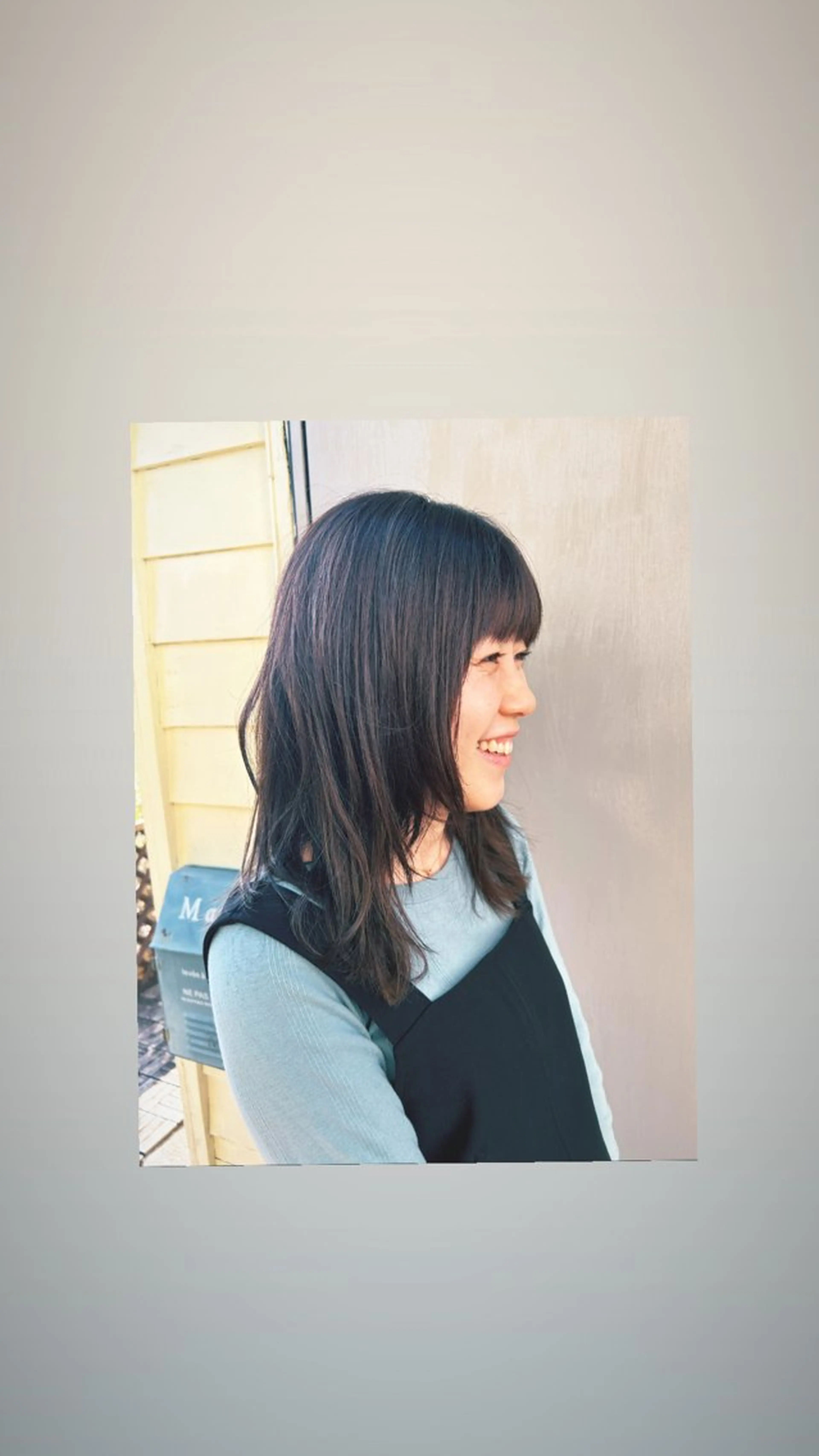 セミロング カラー RECORD所属・RECORD sakuraのヘアスタイル