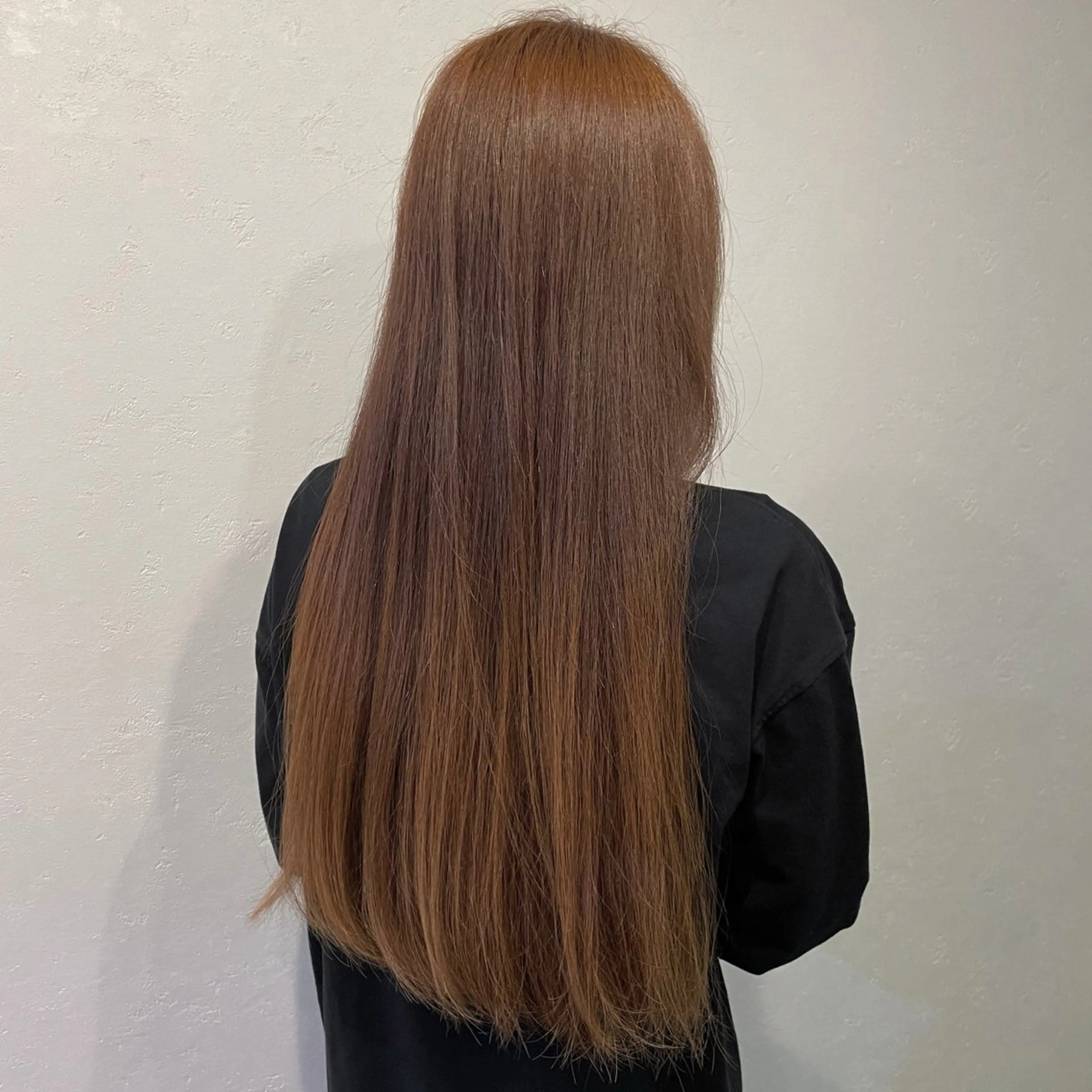 ロング カラー ベージュカラー 河田 緋菜乃のヘアスタイル