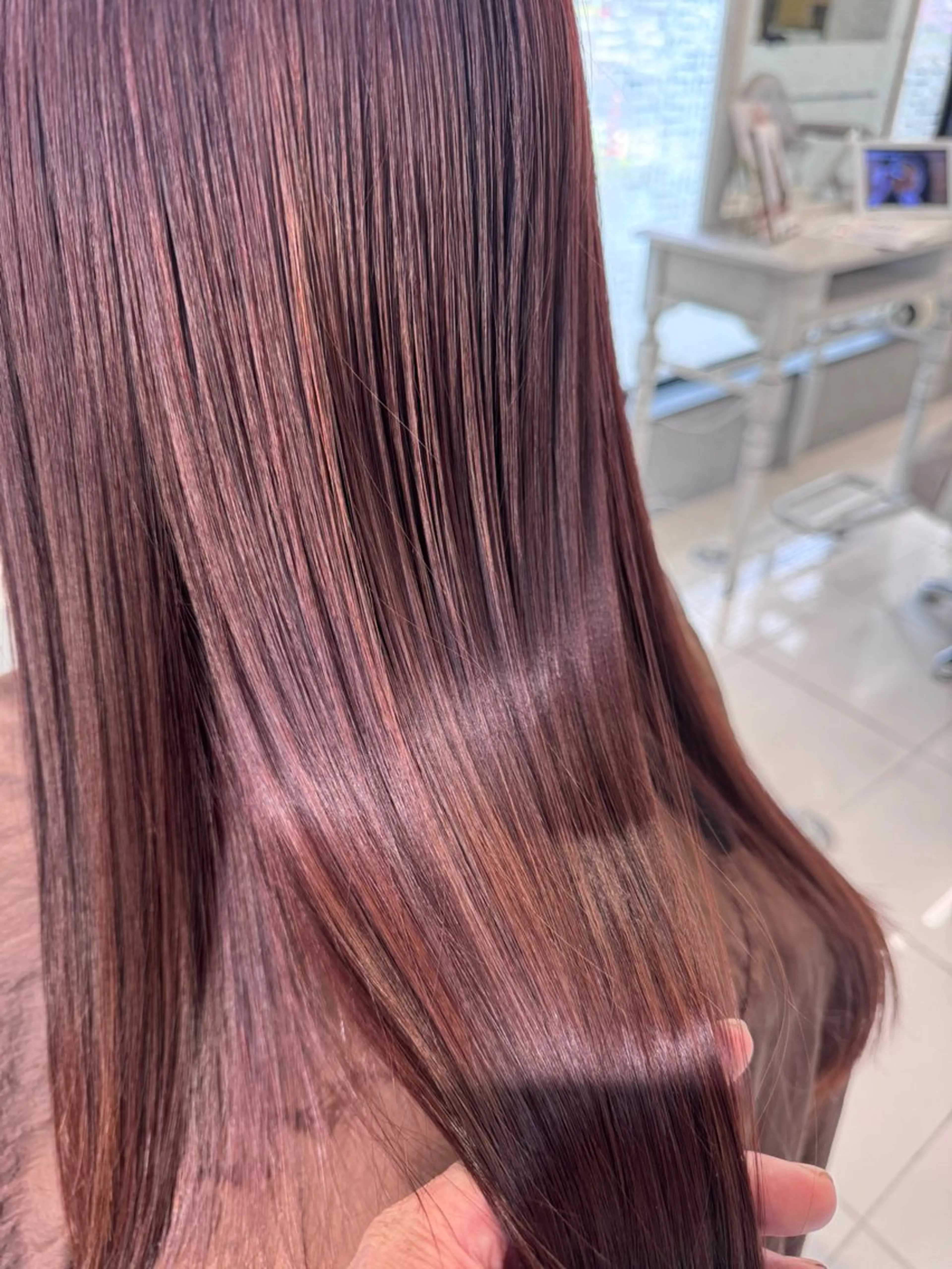 ロング 髪質改善 髪質改善ストレート、 カラー清野雄大のヘアスタイル