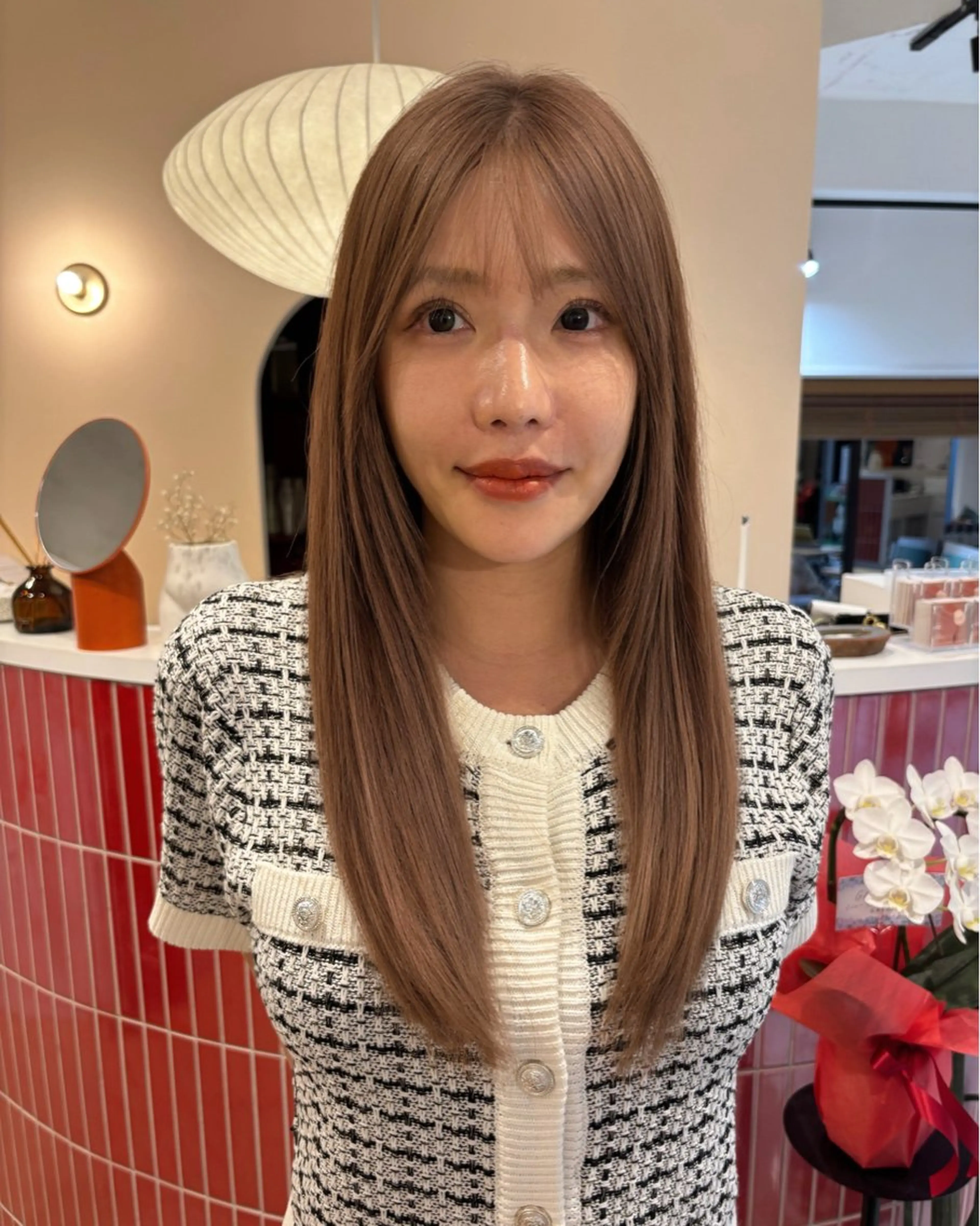 ロング カラー カット ヘアカラー トリートメント ＧＡＲＤＥＮ/ダブル カラー/otohaのヘアスタイル