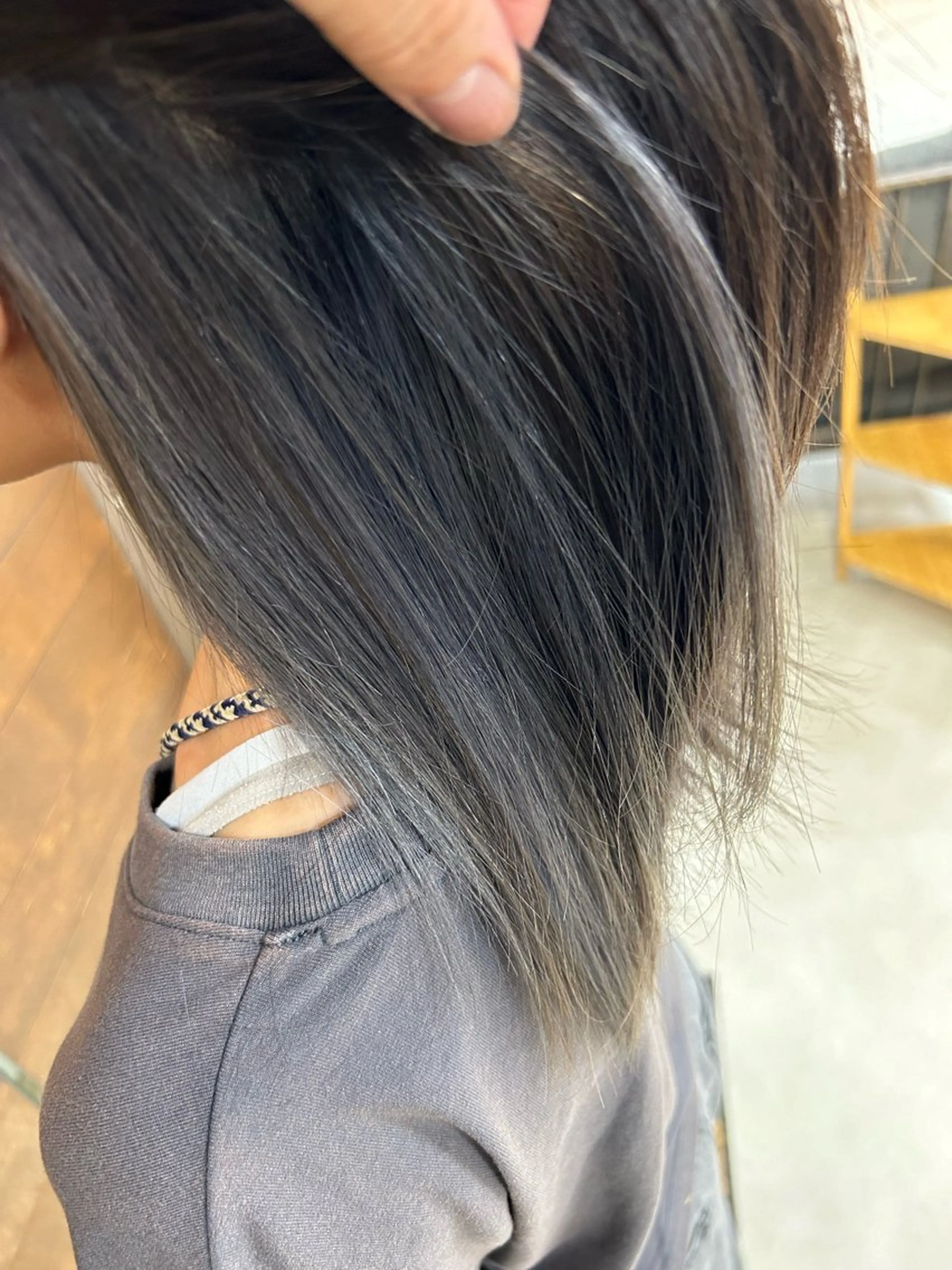 ミディアム ヘアカラー トリートメント Qwali所属・にしむら かなたのヘアスタイル