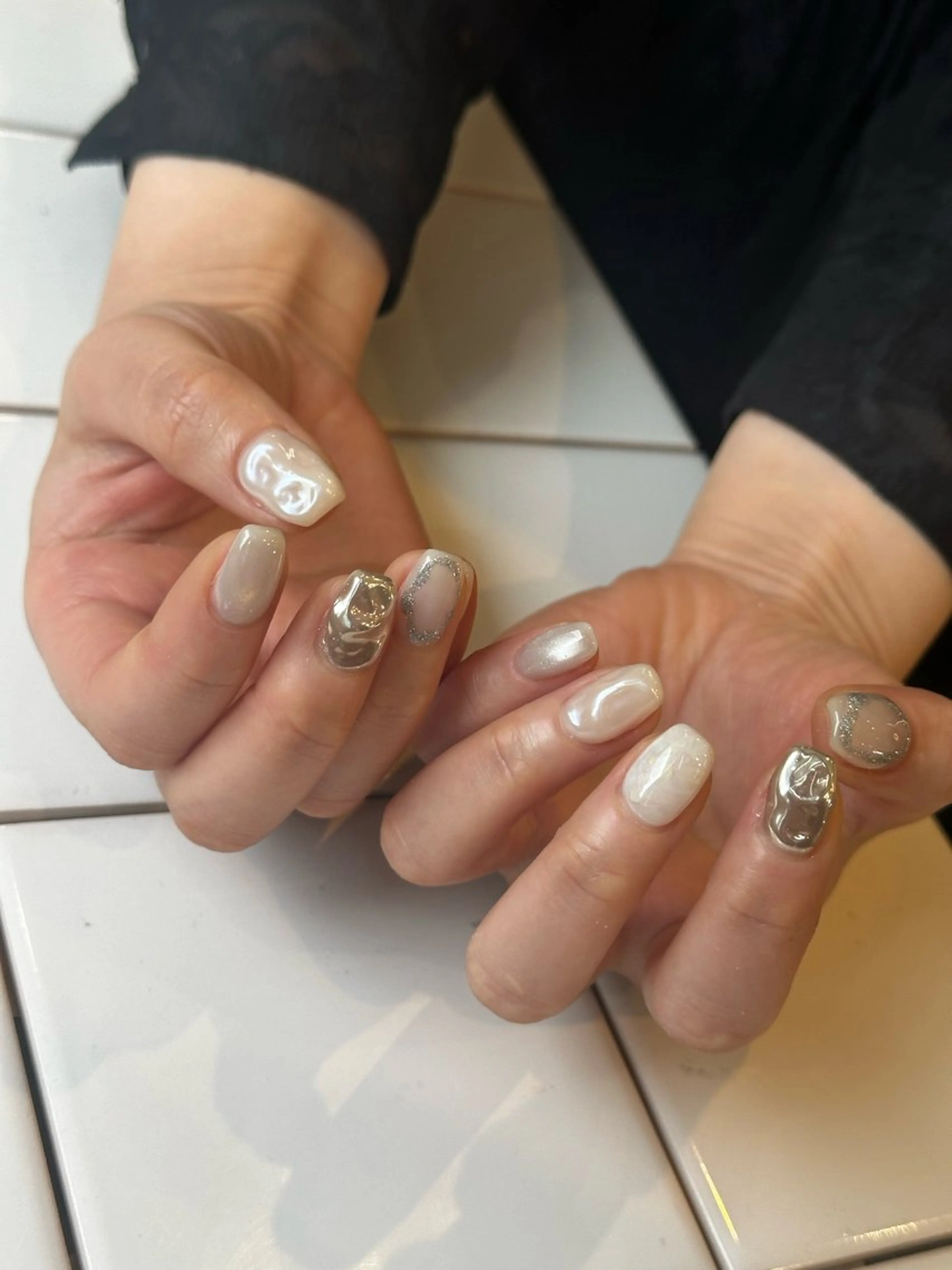 ネイル ニュアンスネイル ハンドネイル Natsuko 🐥のネイルデザイン