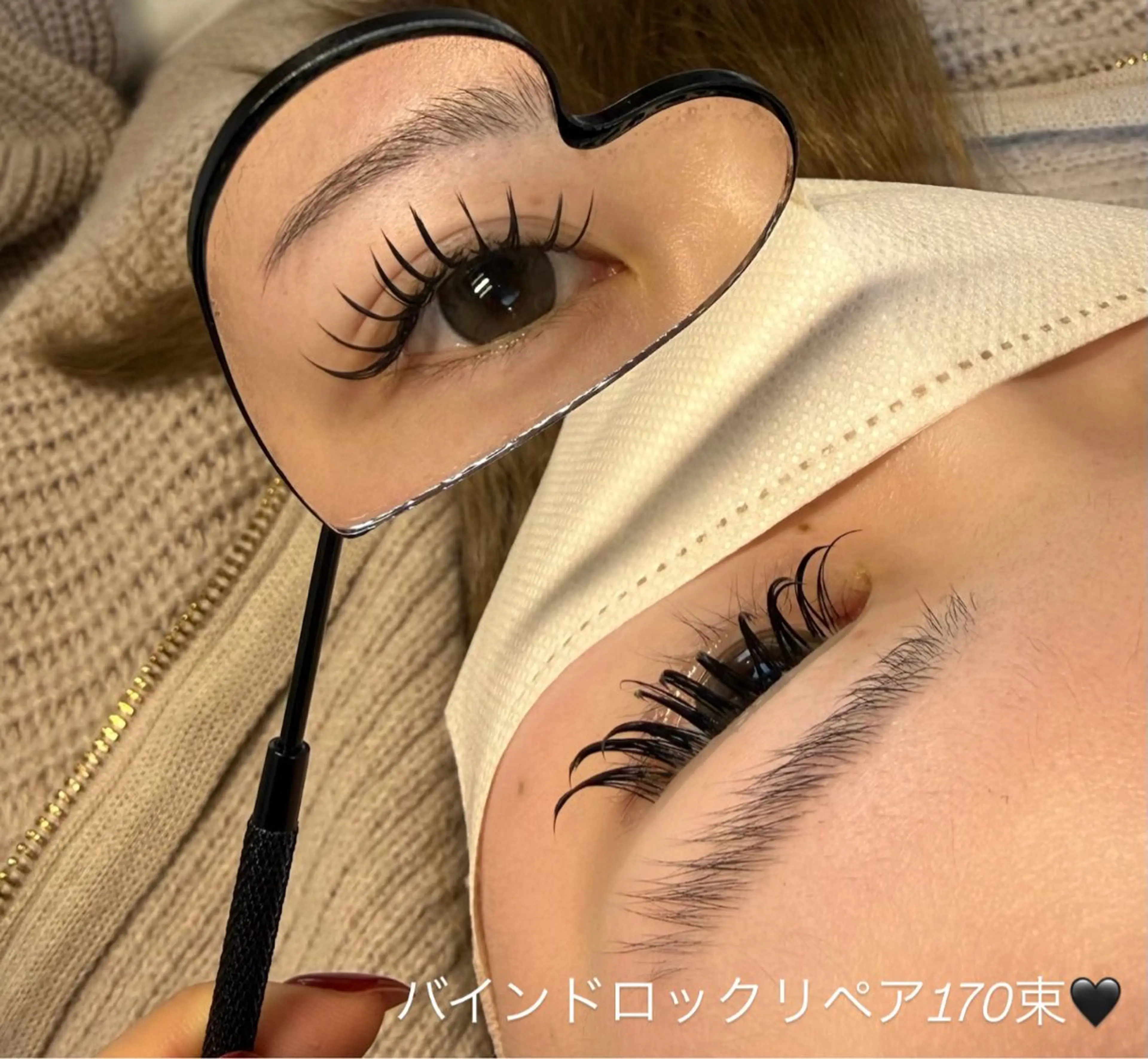 マツエク・マツパ マツエク Bell Cocoru所属・kana .のマツエク・マツパデザイン