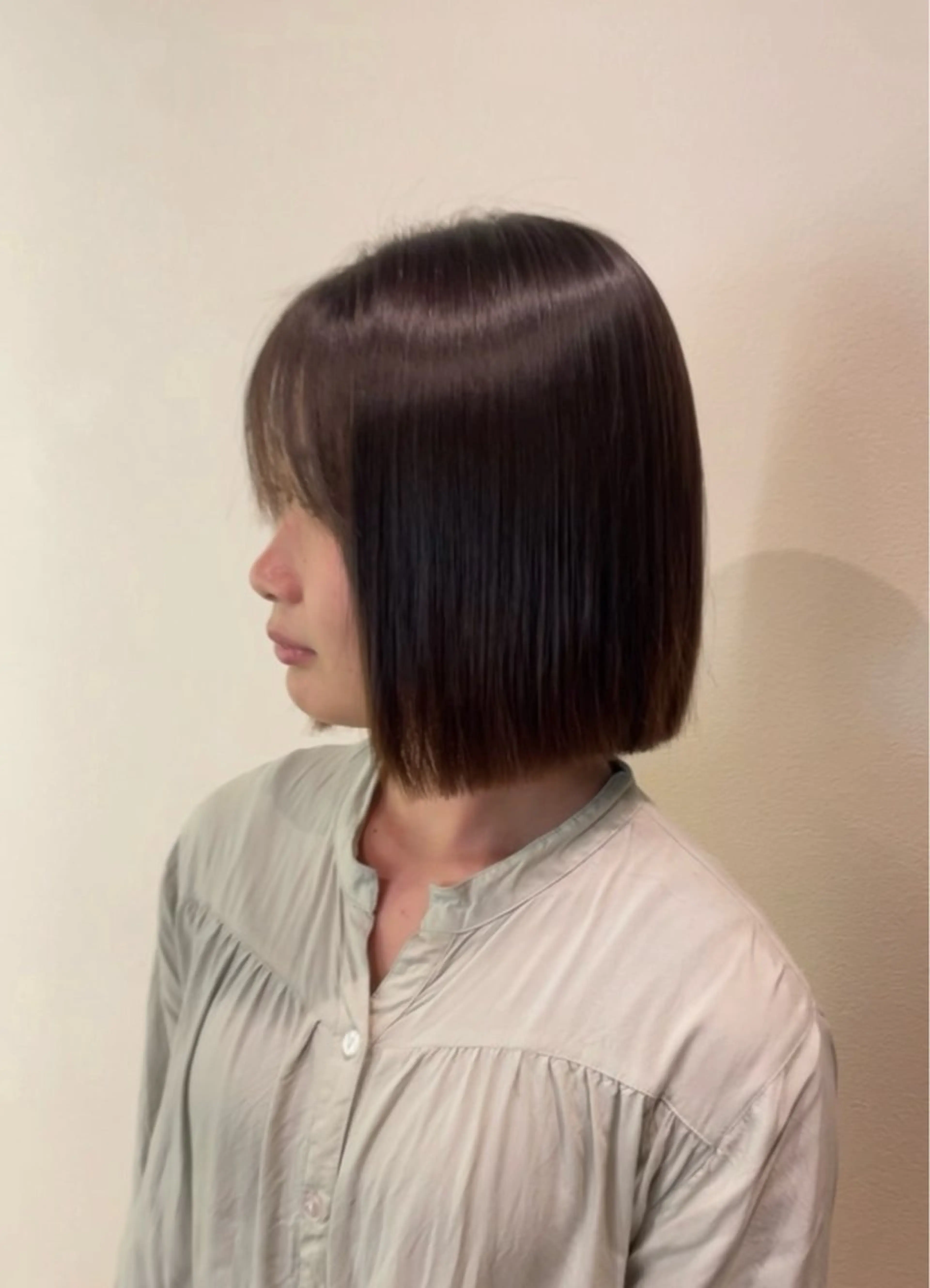 ショート ボブ 顔周りカット レイヤーカット カット add-Lamp hair所属・シュリ /岐阜のヘアスタイル