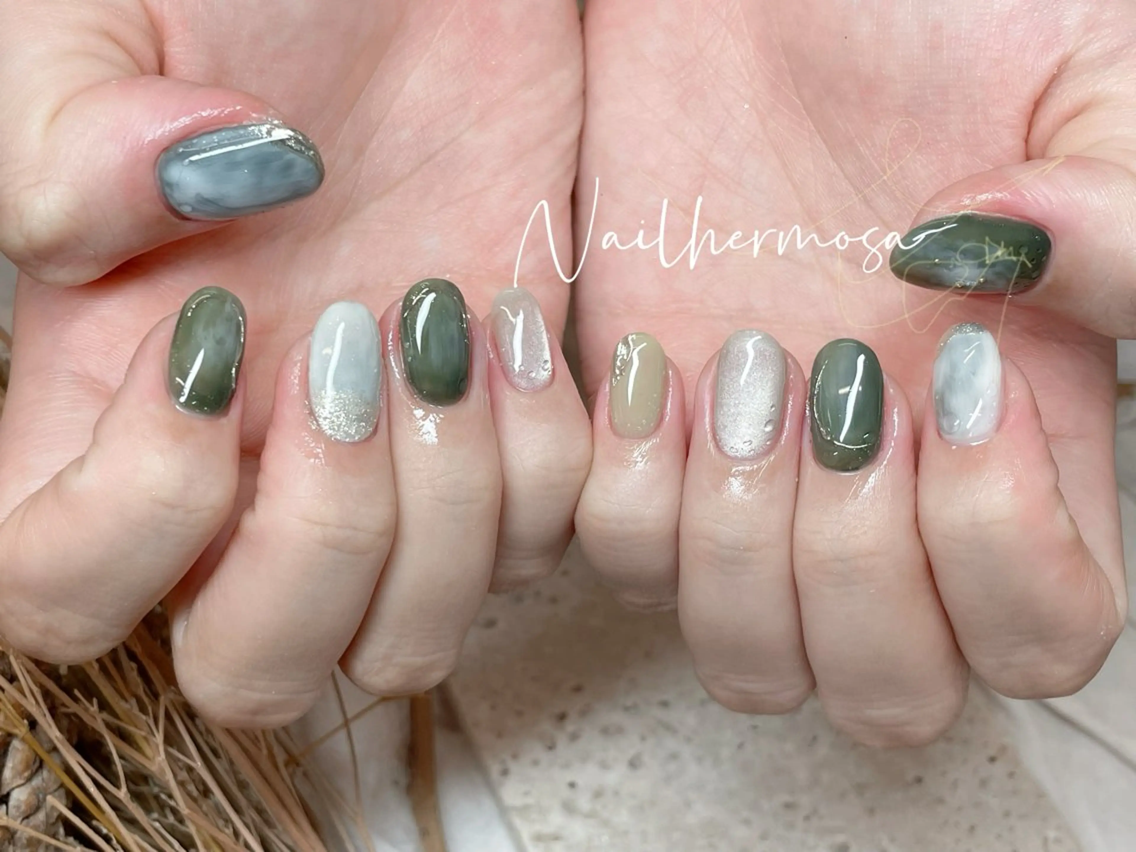 ネイル 長さ出し フラッシュネイル フットネイル ジェルネイル マグネットネイル ハンドネイル ネイル エルモサのネイルデザイン