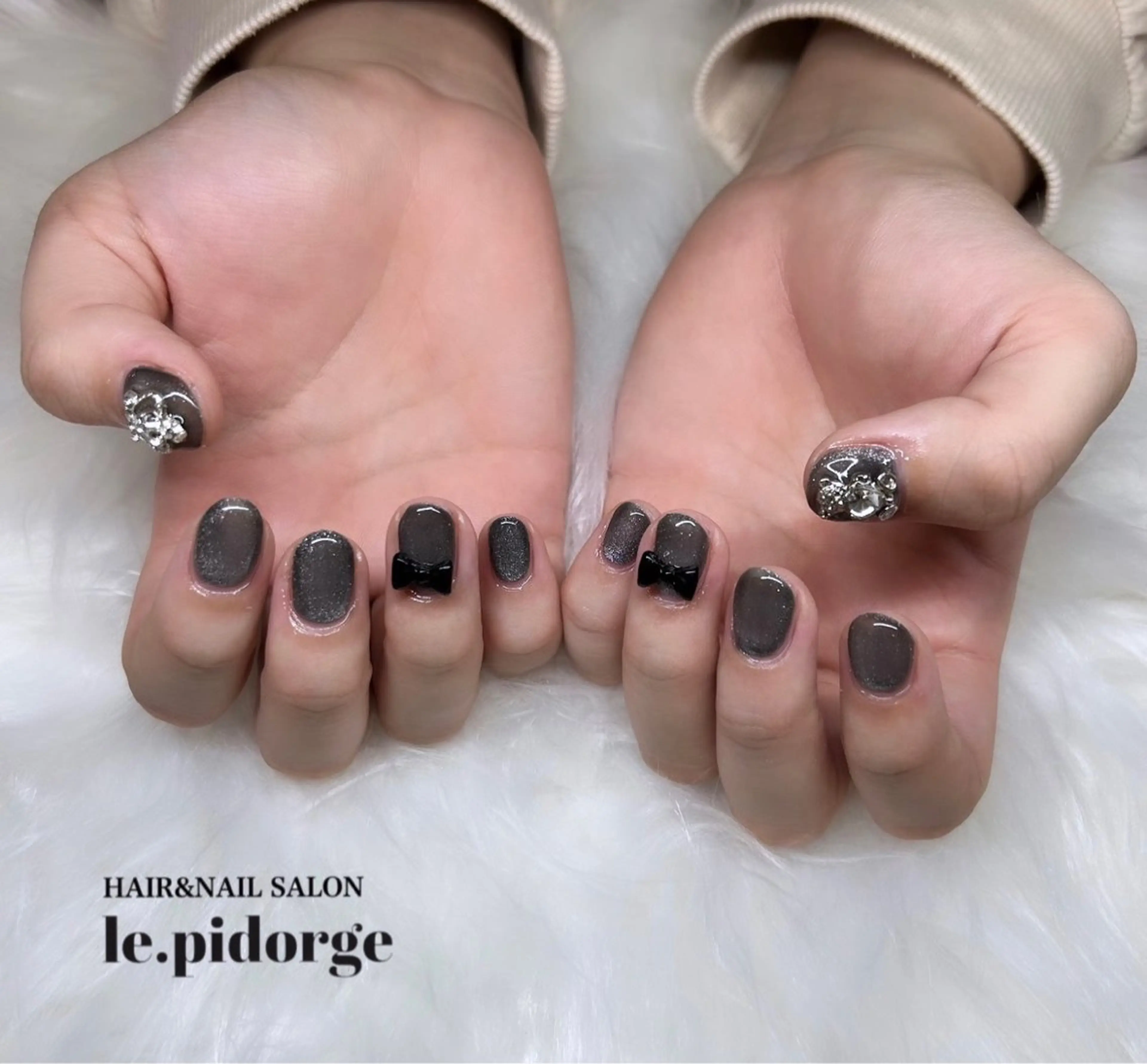 ネイル マグネットネイル 川合 真優のネイルデザイン