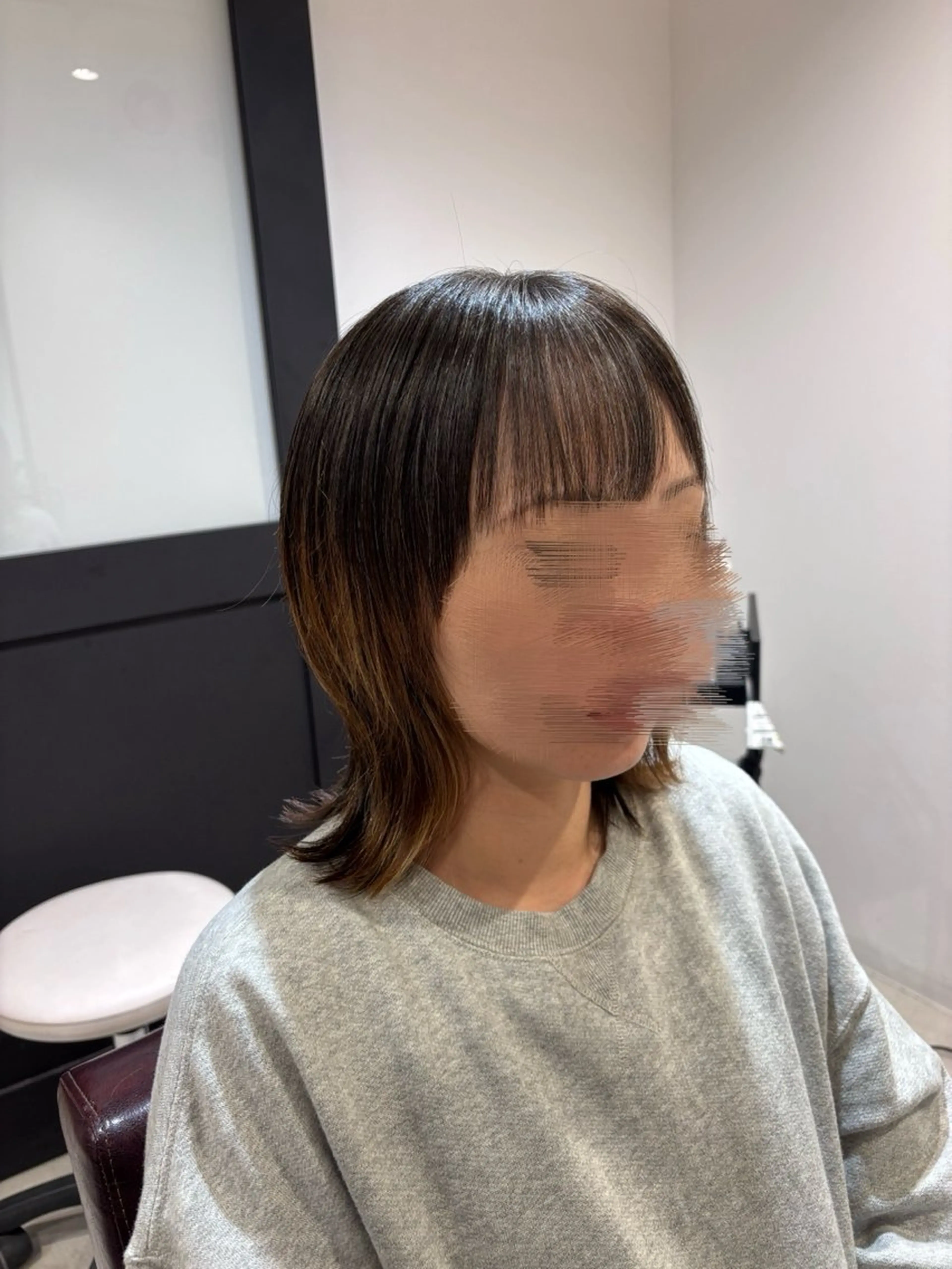 ミディアム か ののヘアスタイル