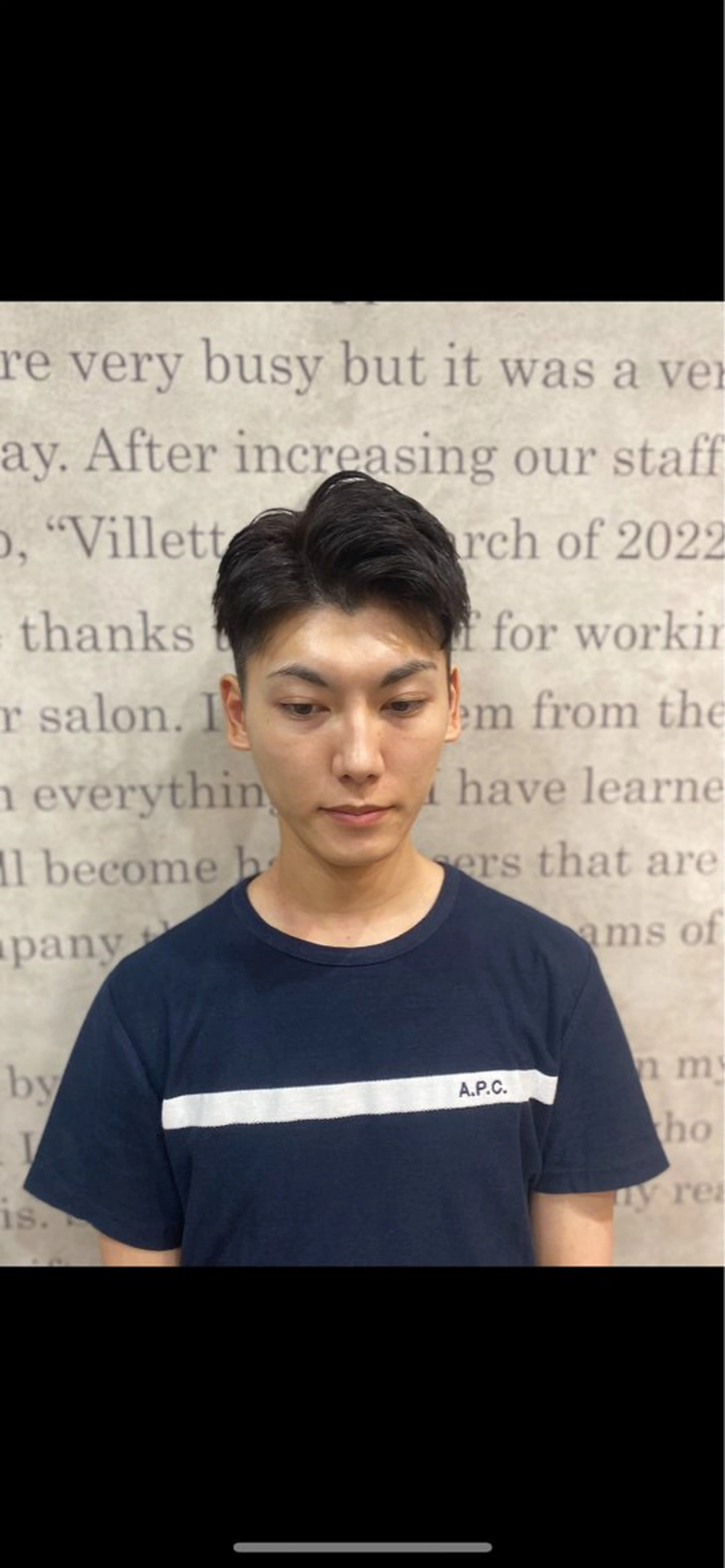 メンズ GANNI所属・Dawgs 三浦蓮華のヘアスタイル