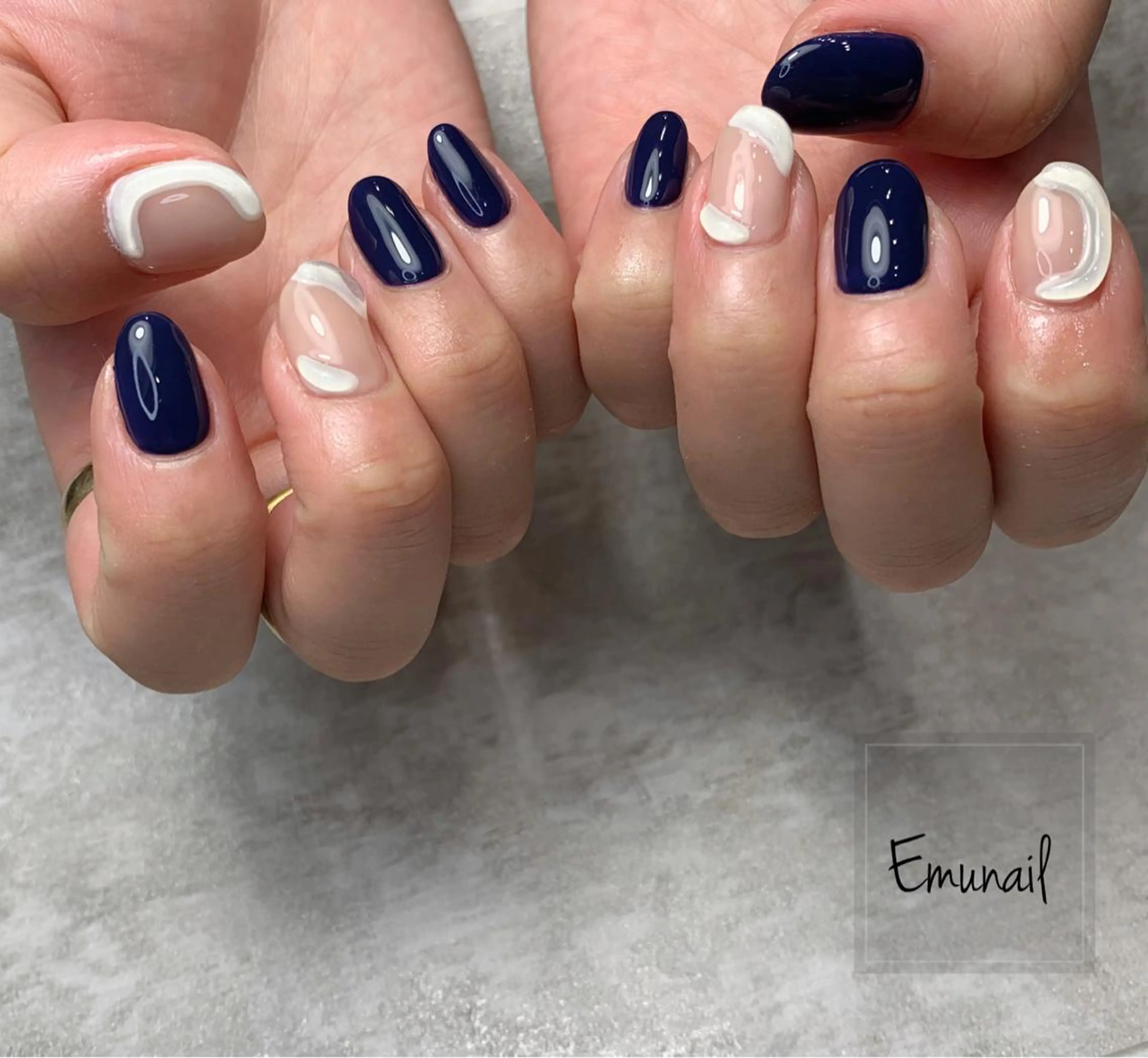 ネイル ハンドネイル Emu Nailのネイルデザイン