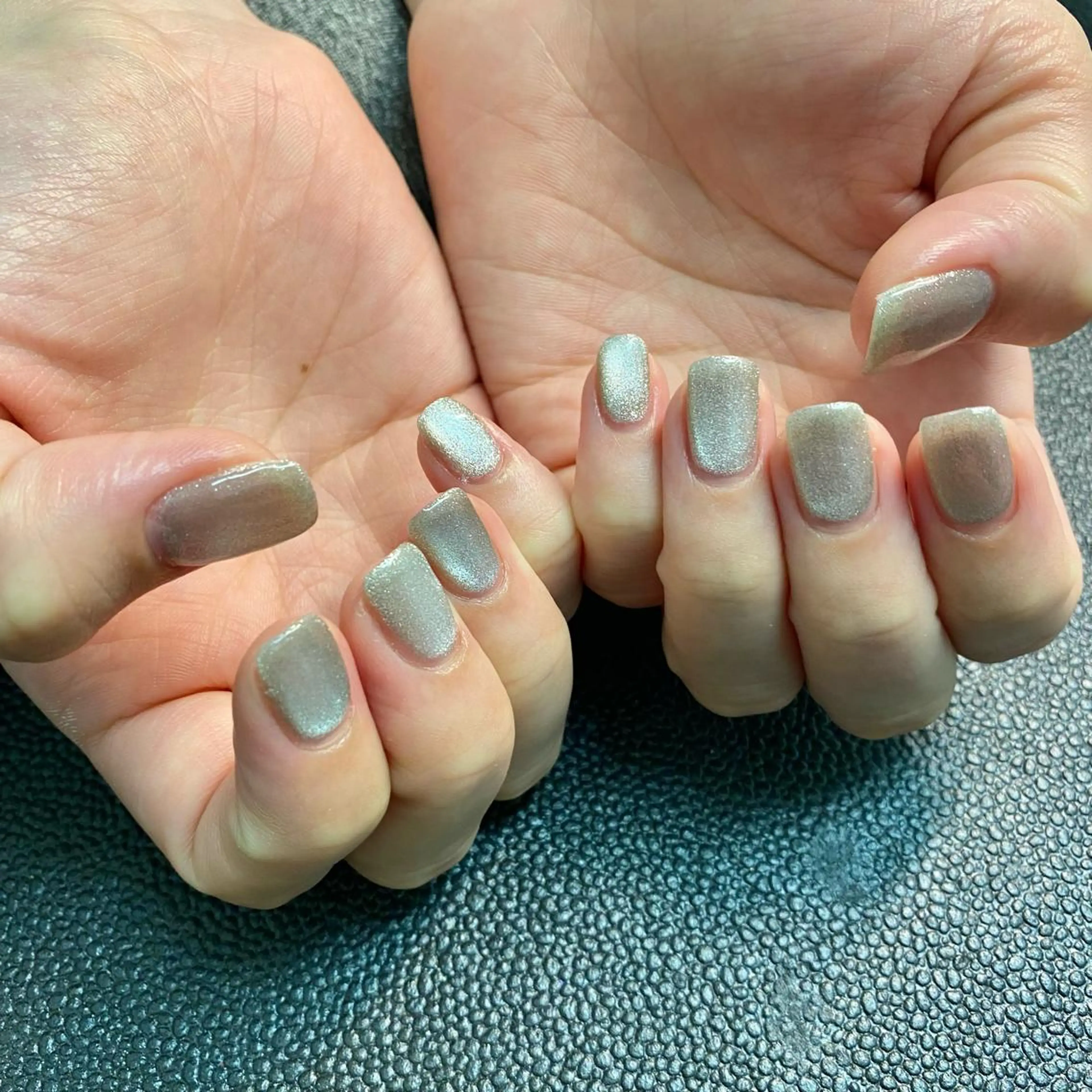 ネイル マグネットネイル シルバー kagami所属・kagami マイのネイルデザイン