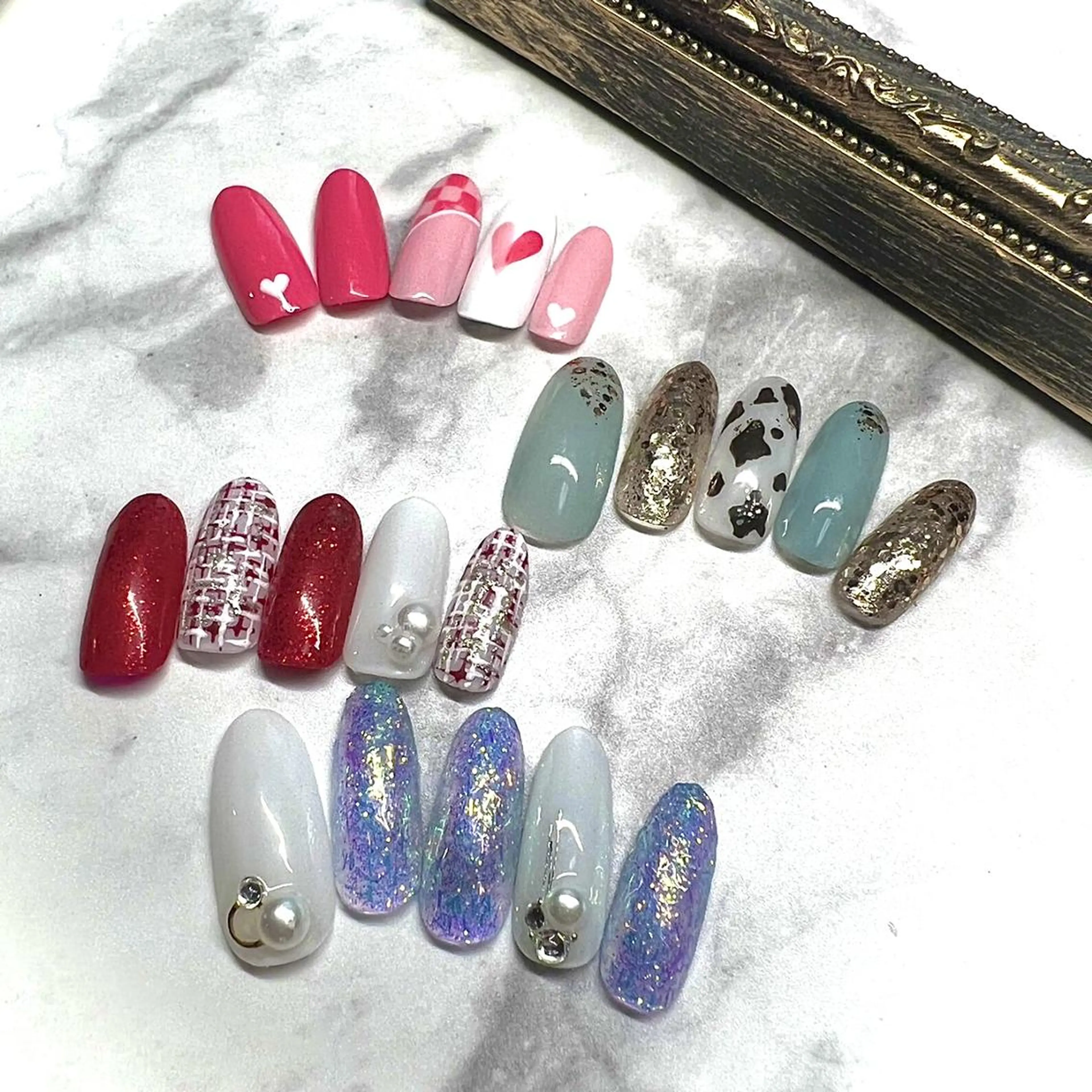 【ジェル】　定額ネイル　ノーマルorつけ放題コース￥５８００～の写真