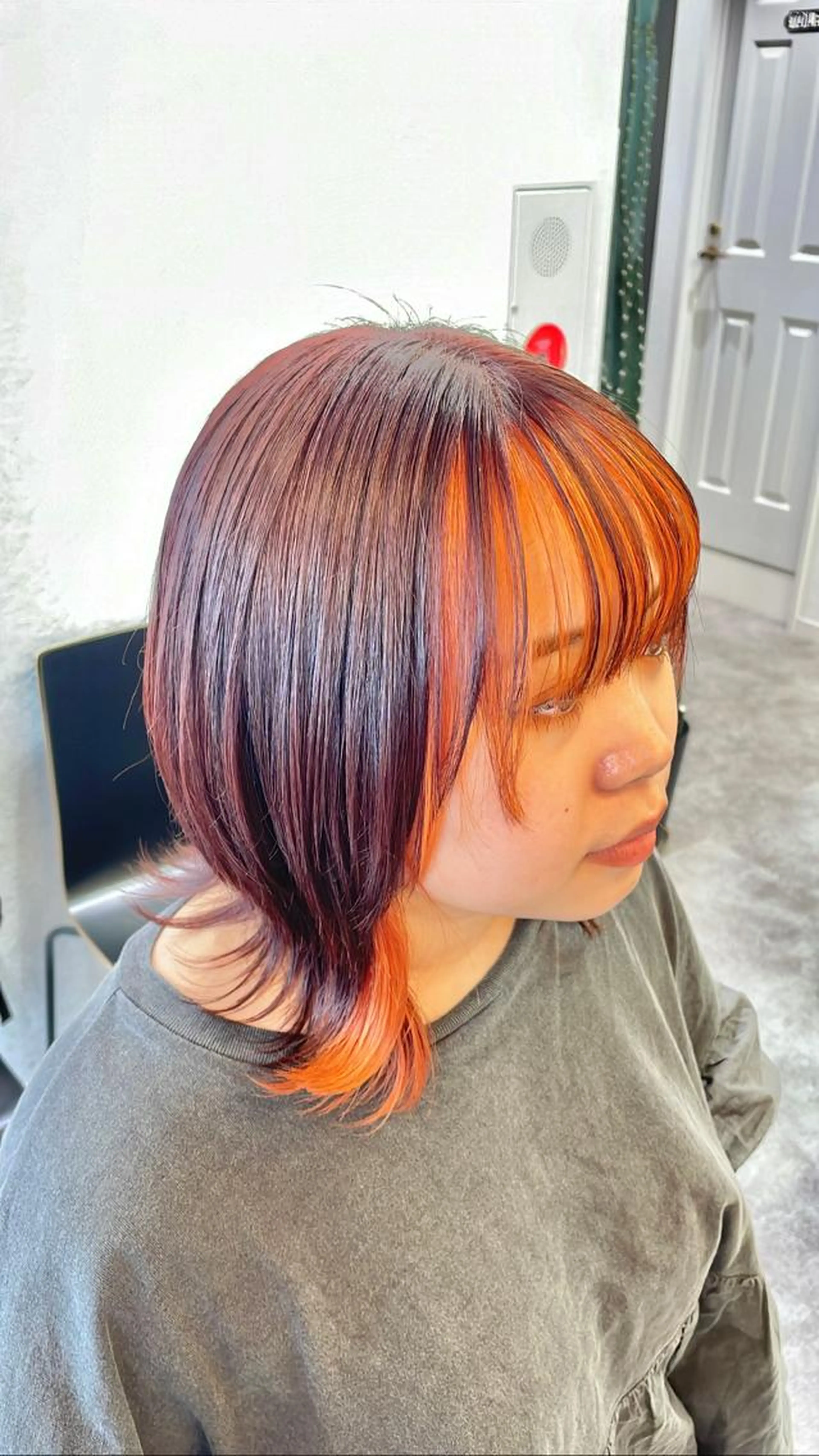 人気の「フェイスフレーミング」ブリーチ＋カラー⚡️＋トリートメント🫧の写真