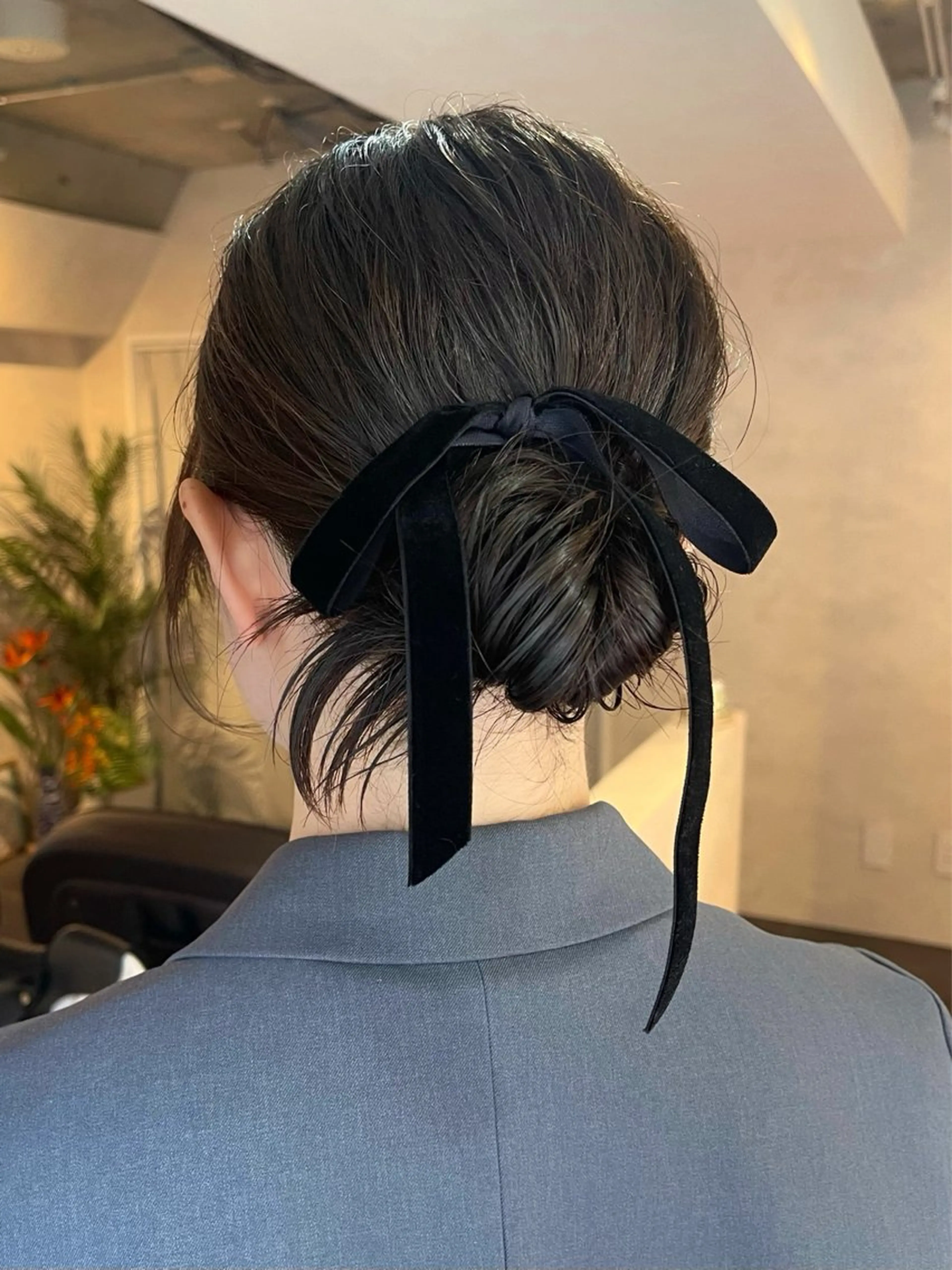 ミディアム ヘアセット hair design SUN room【サンルーム渋谷】所属・レイヤー×ショート ボブ/ボブyuinaのヘアスタイル