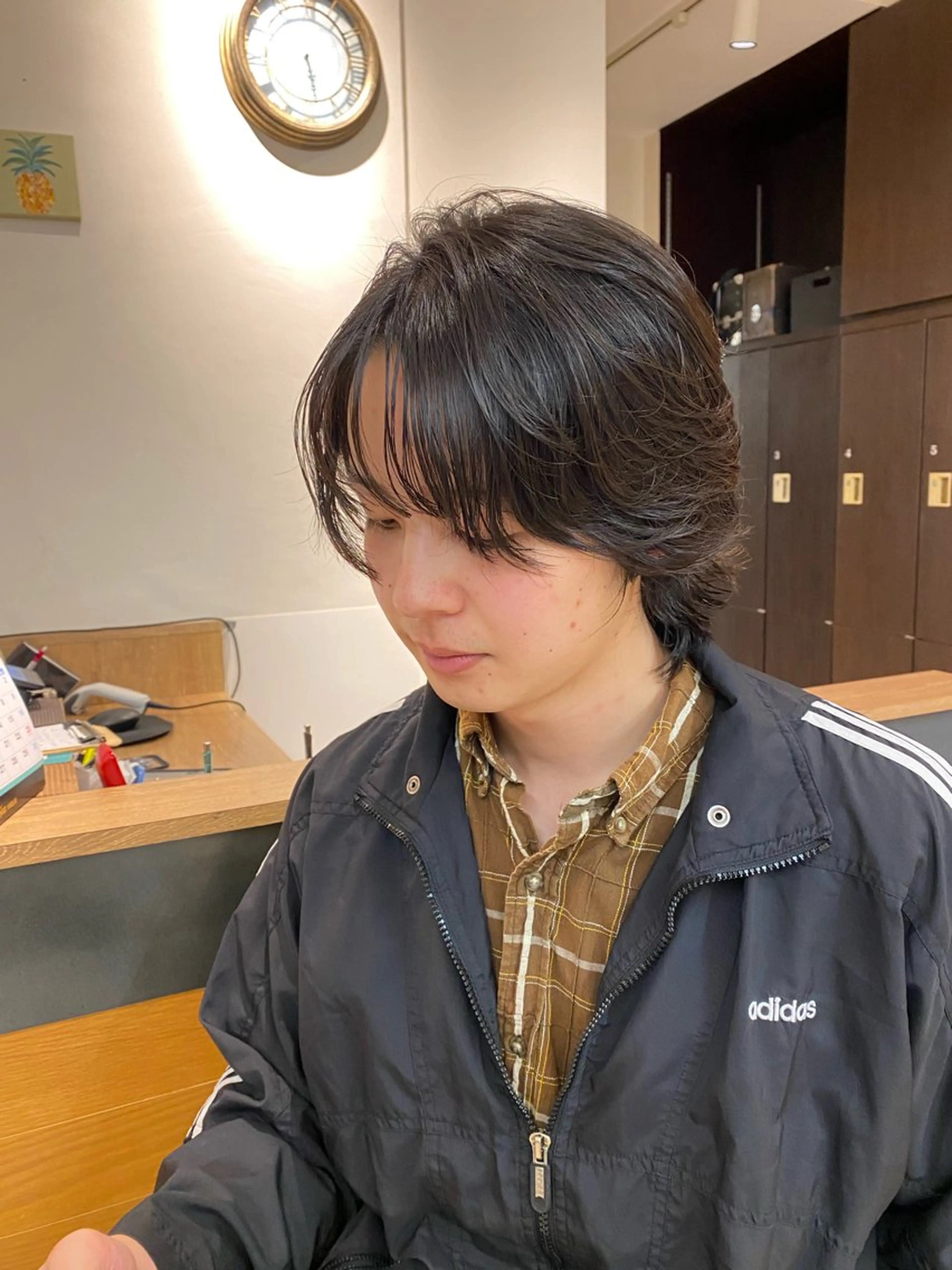 ミディアム パーマ ミディアムパーマ ニュアンスパーマ カット パーマ ナチュラルヘア🫧 ナナミのヘアスタイル