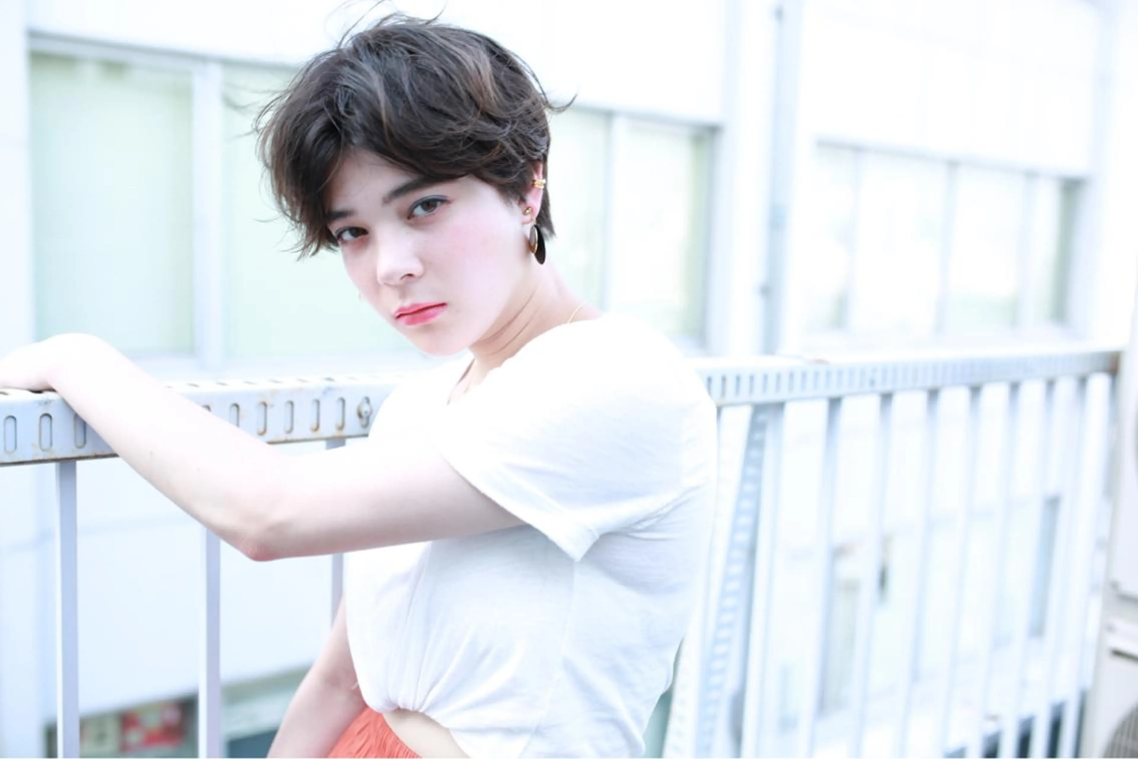 ショート カラー パーマ ヘアアレンジ メンズ キッズ ネイル マツエク・マツパ ヘアカラー トリートメント premier modelsのヘアスタイル