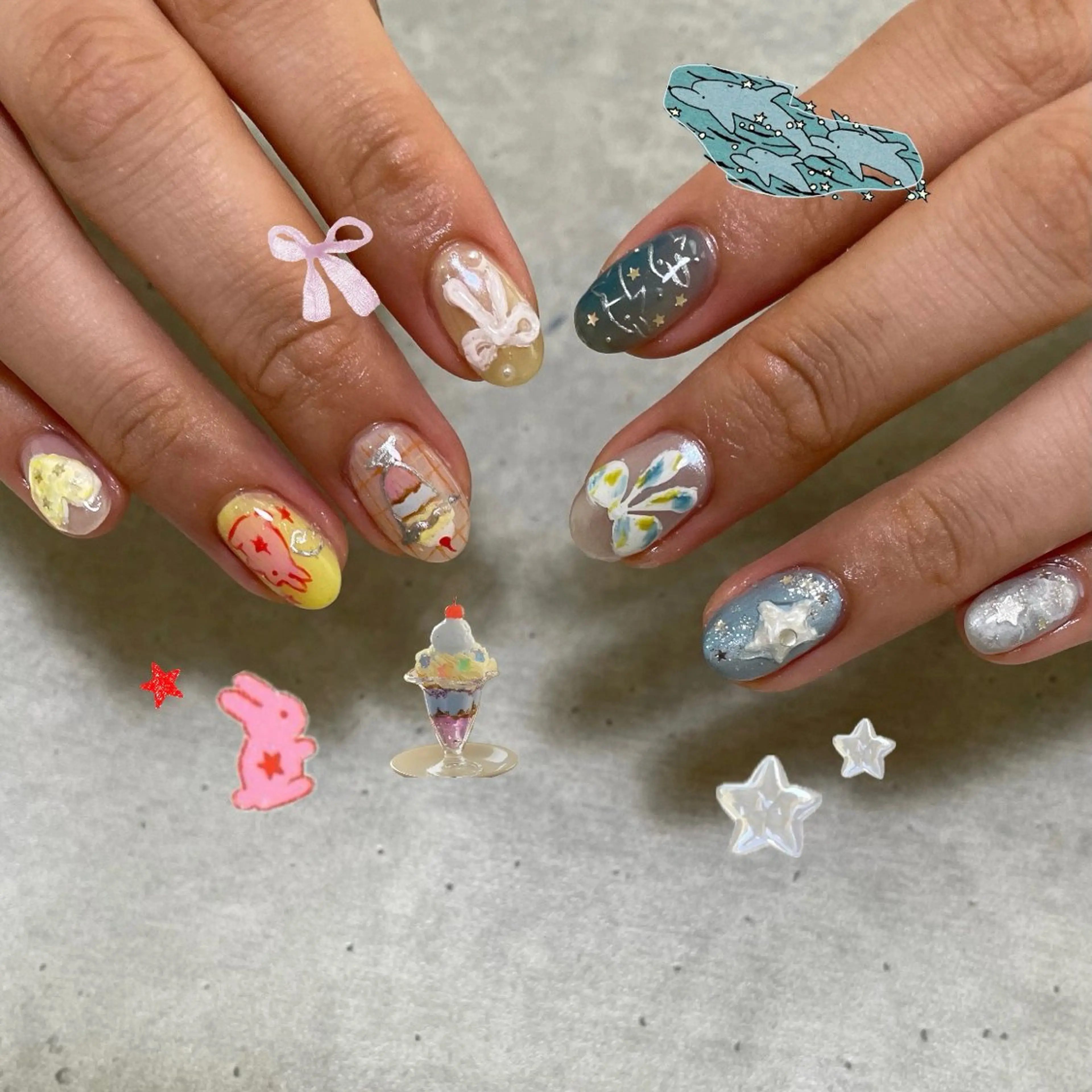 ネイル ハンドネイル RooM tani /個性派ニュアンスのネイルデザイン