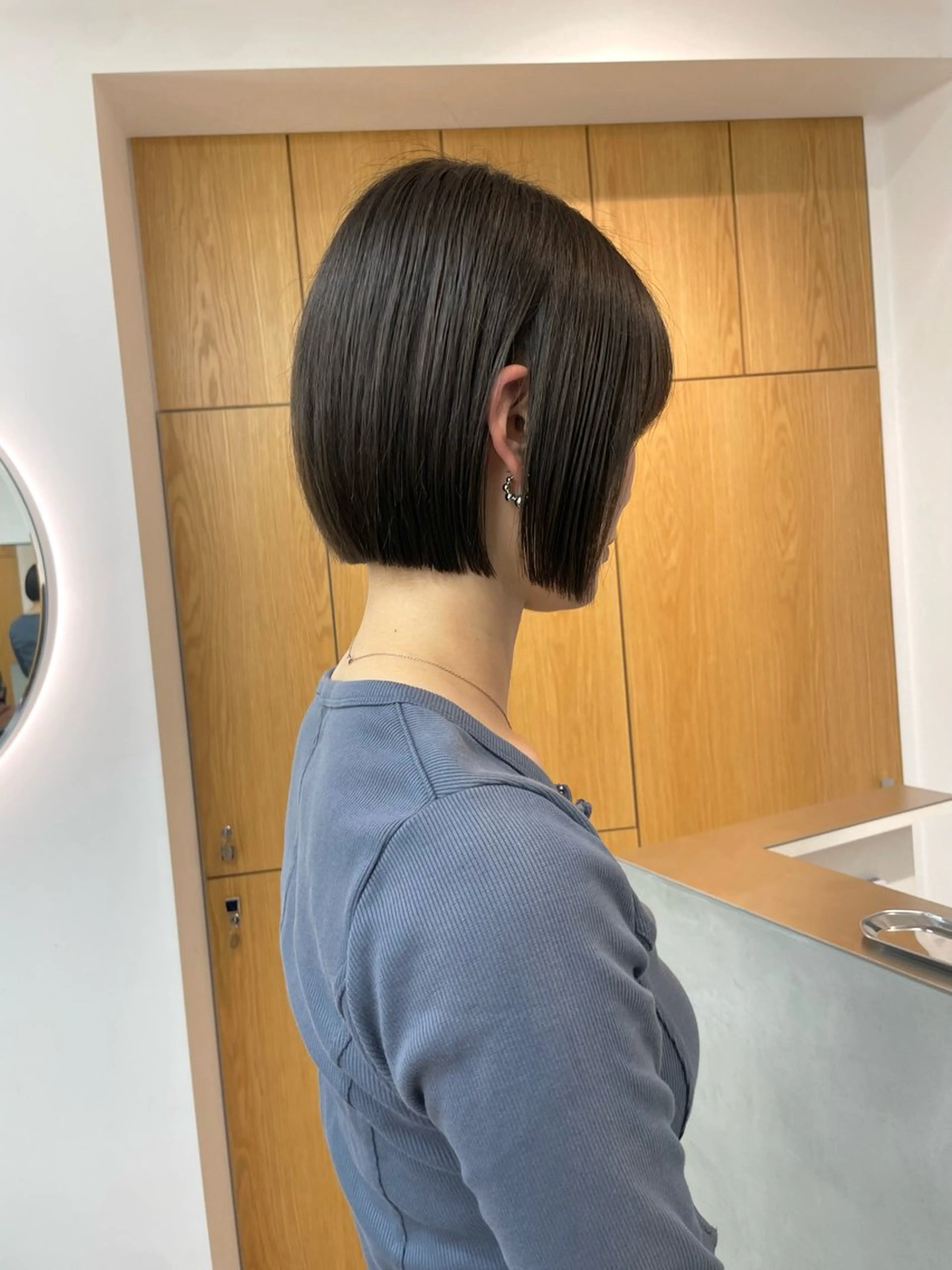 ショート ボブ Misaki /ボブ/縮毛矯正のヘアスタイル
