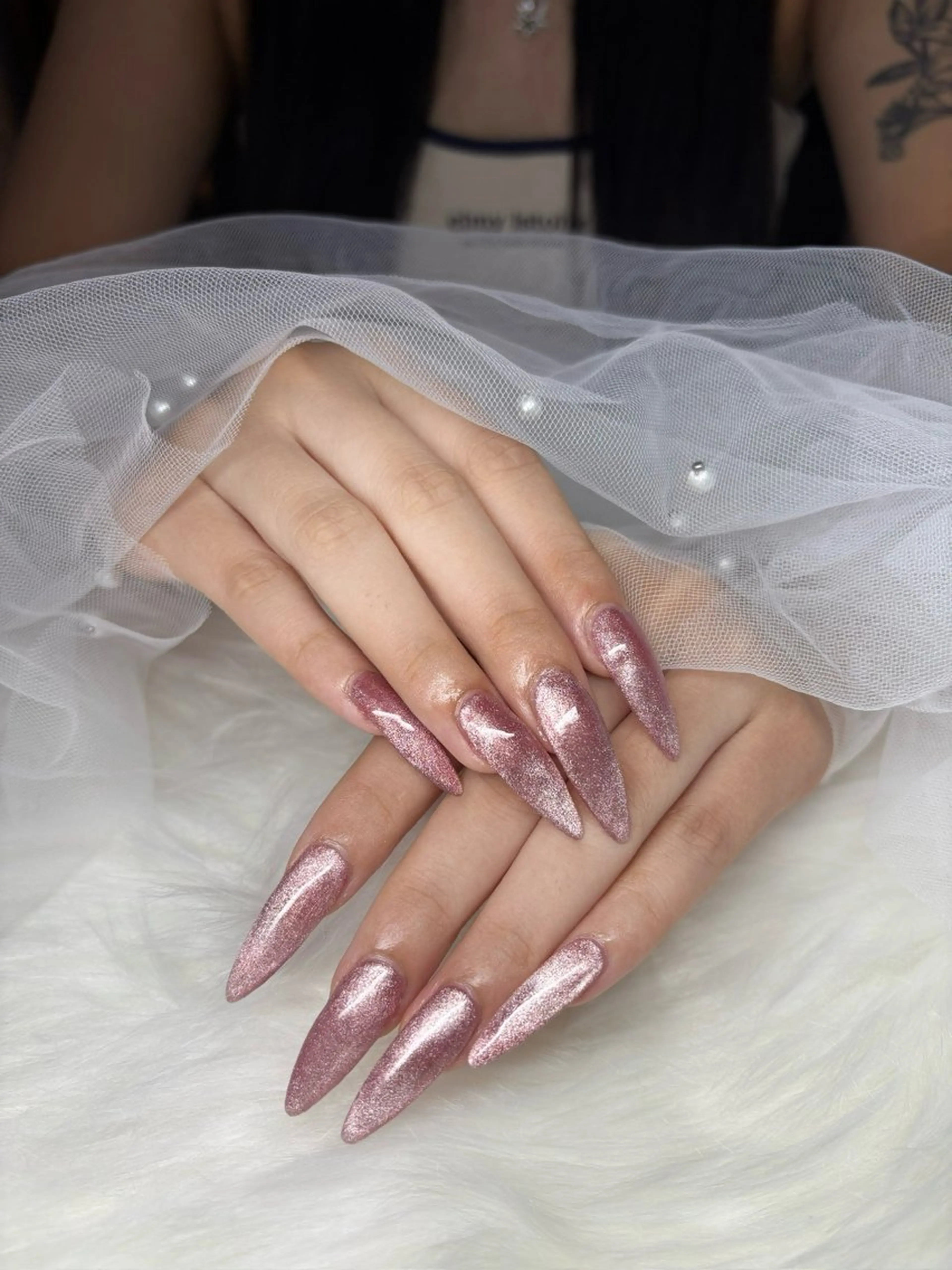 ロング ロング ANELA サクラのネイルデザイン