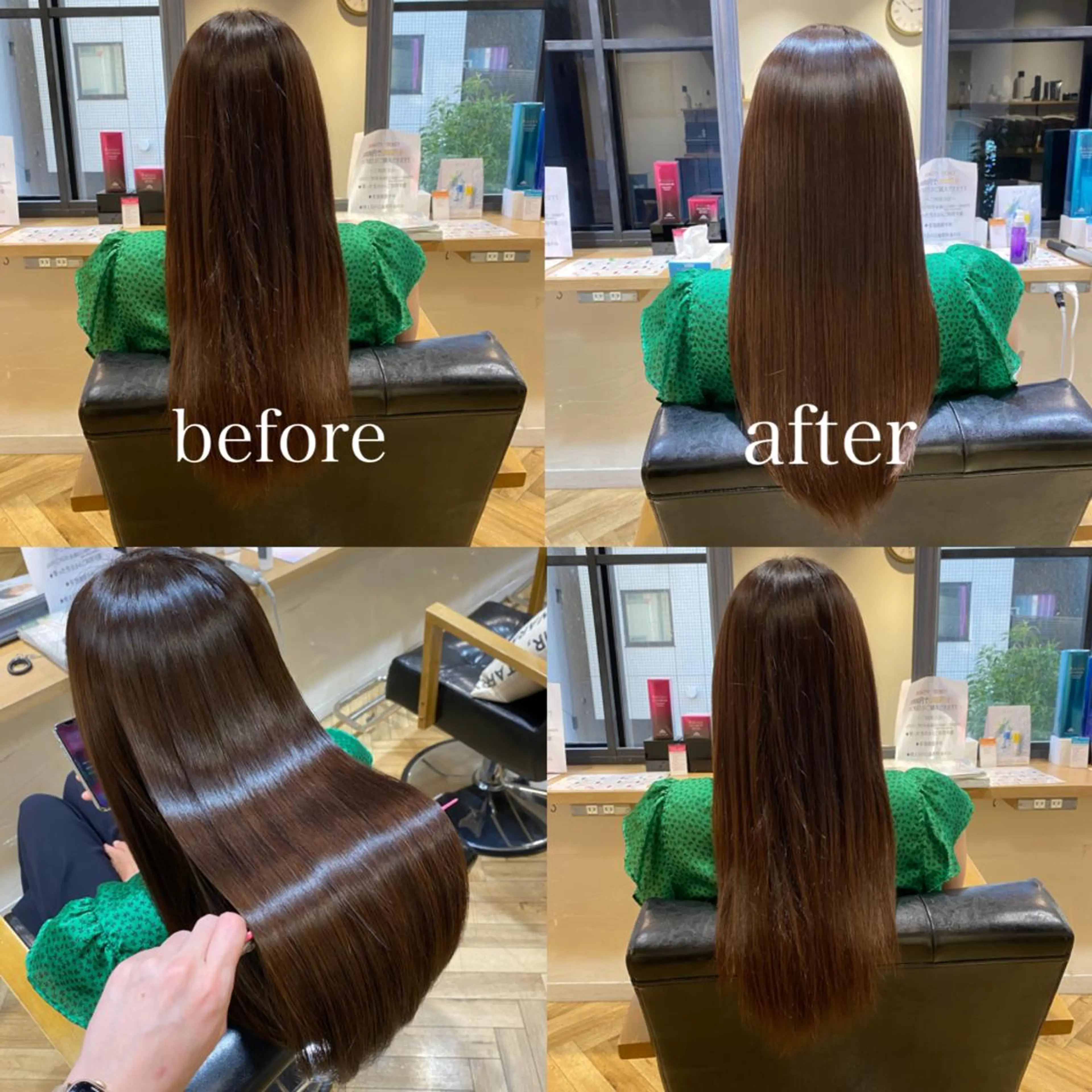 髪質改善💙Cut➕透明感Color➕サイエンスアクア【上野】の写真