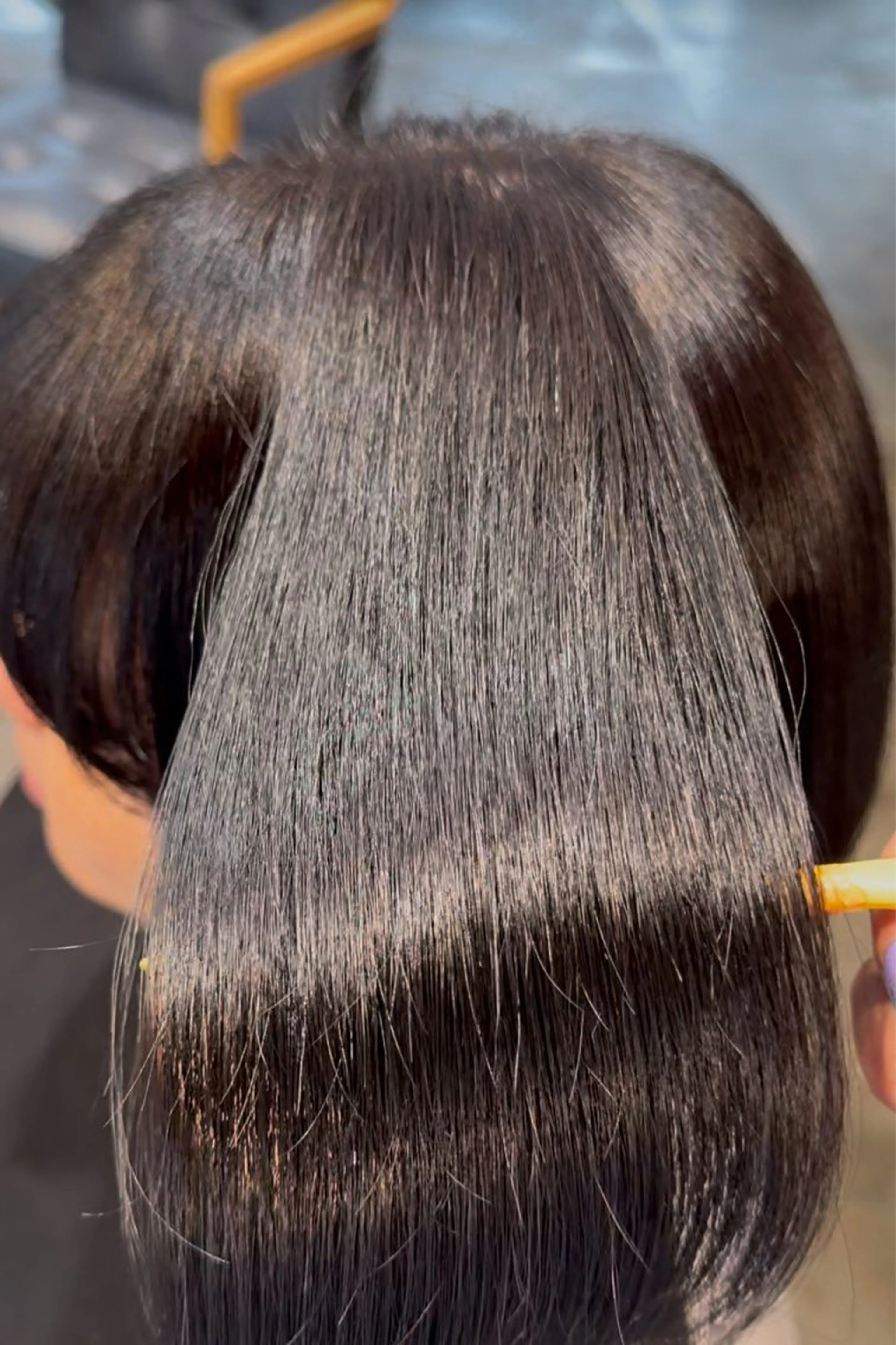 『全頭』白髪染めモデル  gray colorの写真