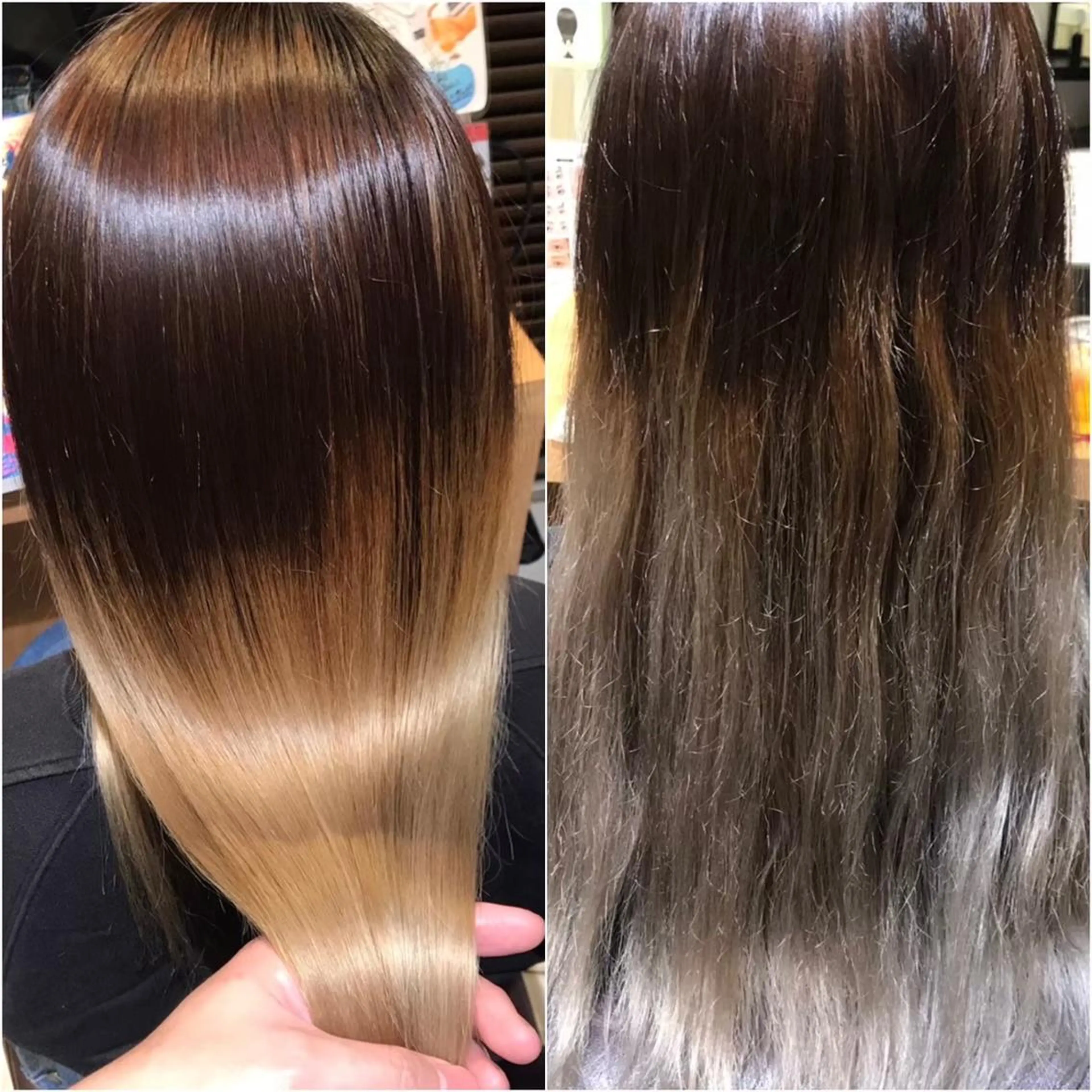 【同時施術も傷ませない】カット＋ホリスティックカラー＋超高濃度水素ストレート＋保湿トリートメントの写真