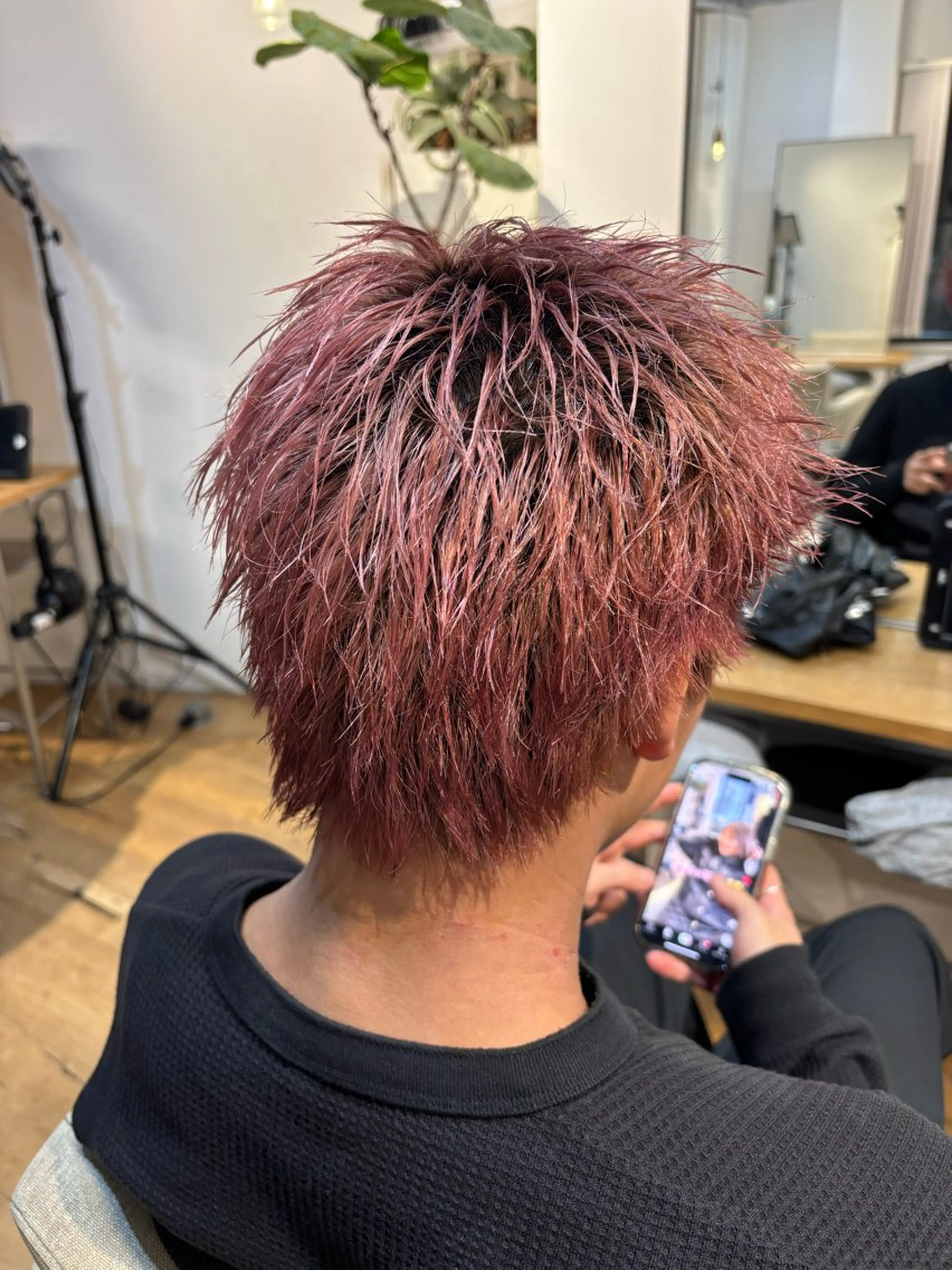 カラー メンズ トレンドパーマ /大阪/福島駅/りなのヘアスタイル