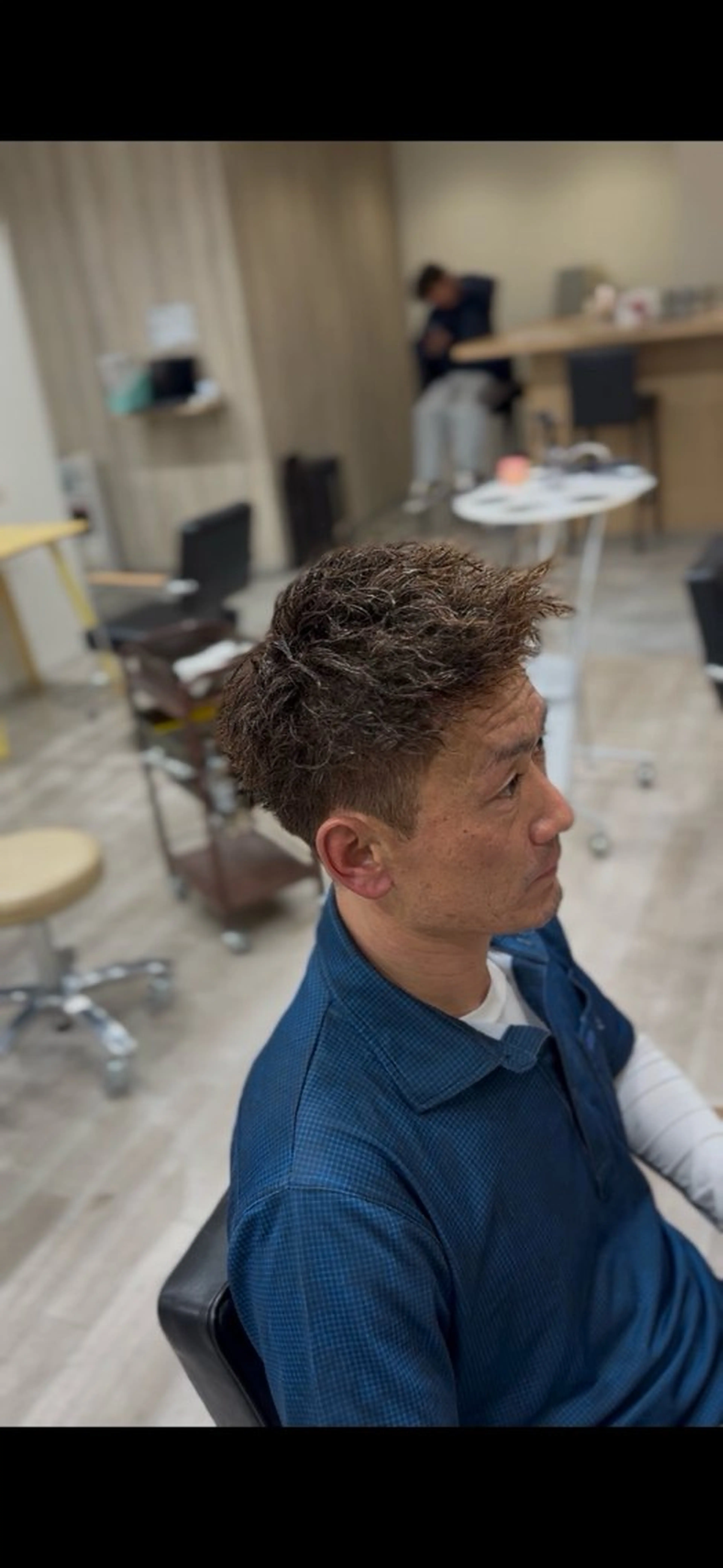 ショート パーマ メンズ カット パーマ Chere ore 新金岡所属・ツイスパ/フェード /辻諒哉のヘアスタイル