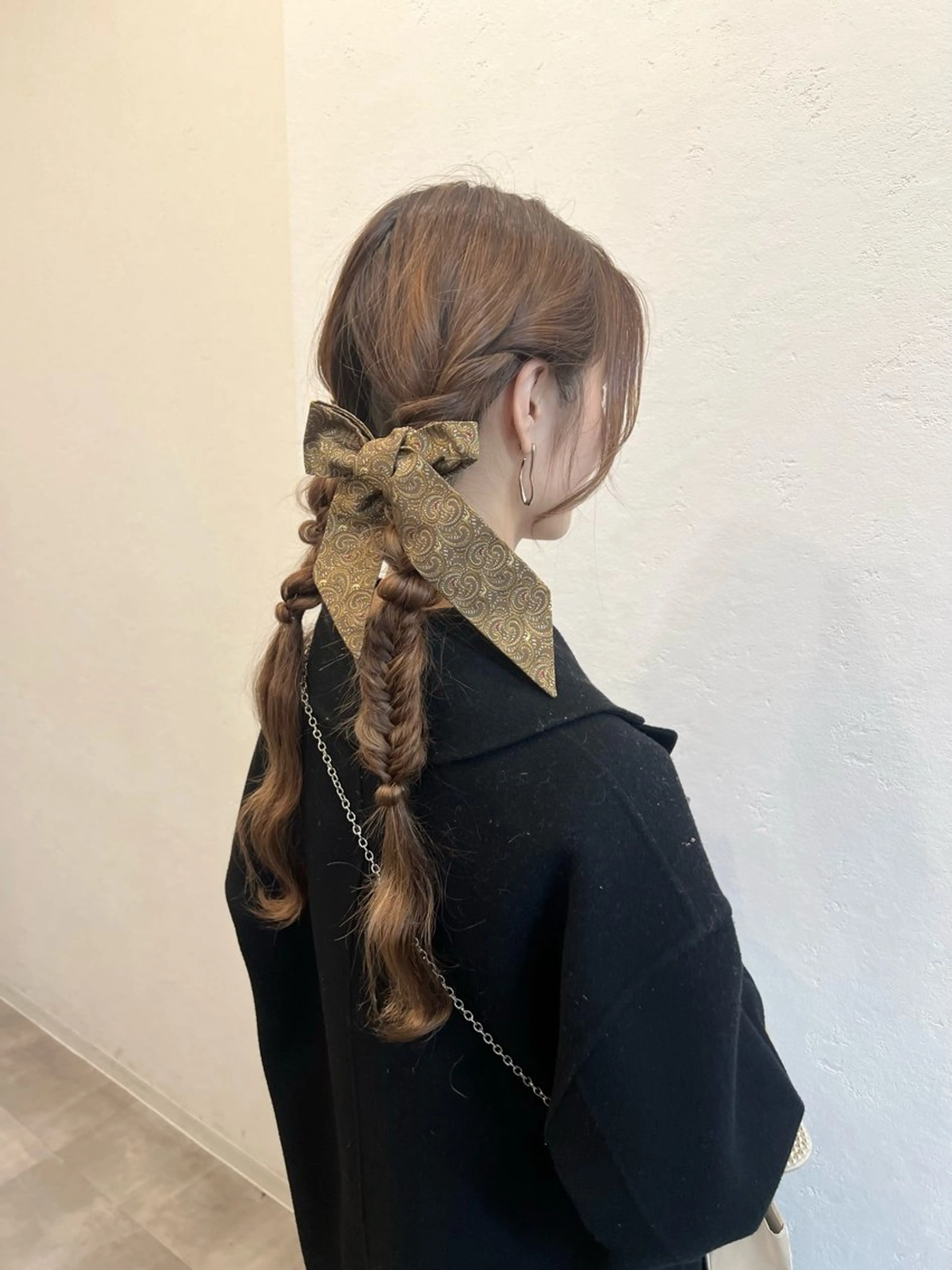 ロング ヘアセット 博多⌇お呼ばれヘア⌇ 透明感カラー⌇菅泉美のヘアスタイル