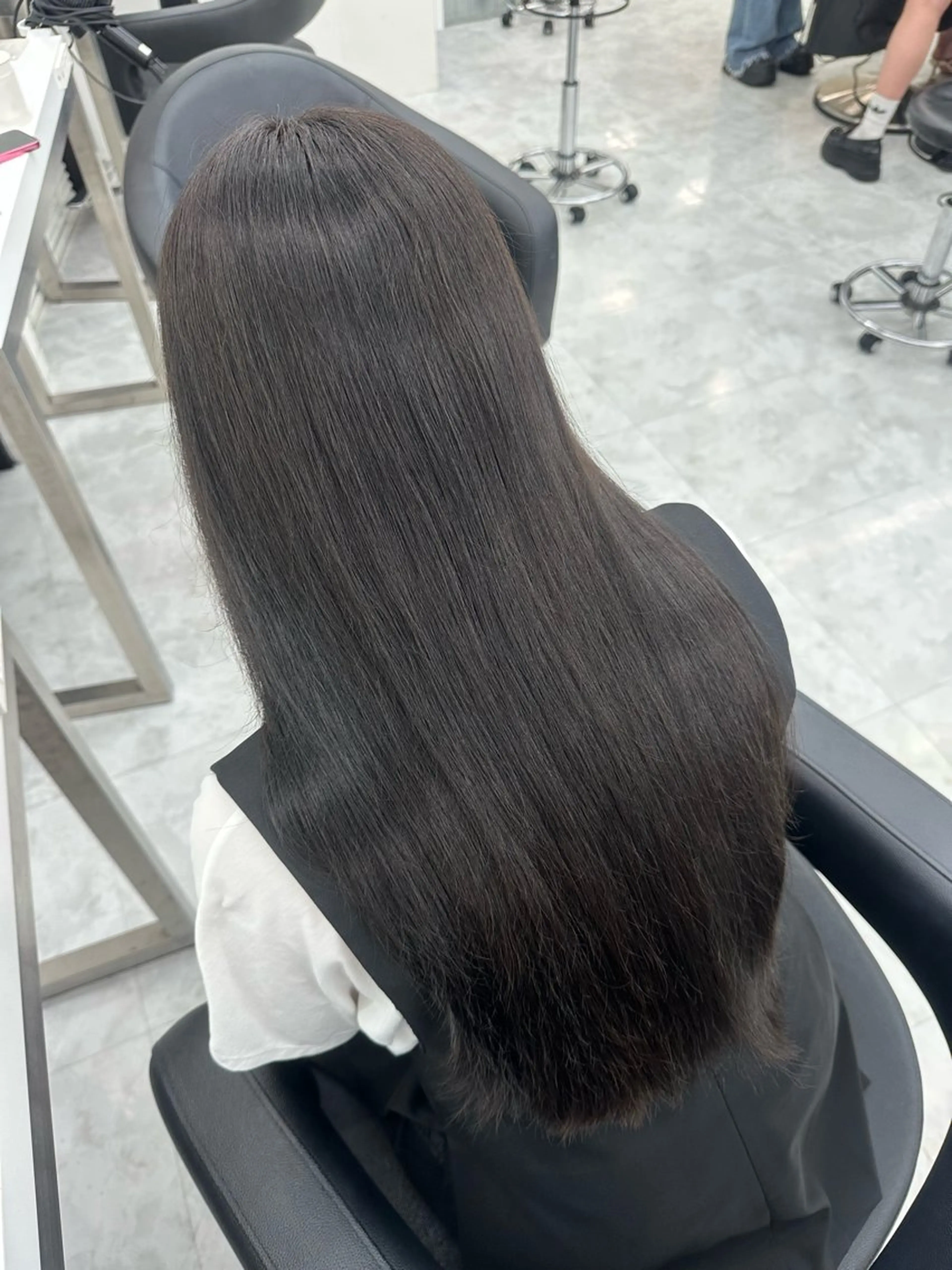 ロング ヘアカラー トリートメント ヘッドスパ ヘアセット rio🧚🏻‍♀️ 暖色/グレージュのヘアスタイル