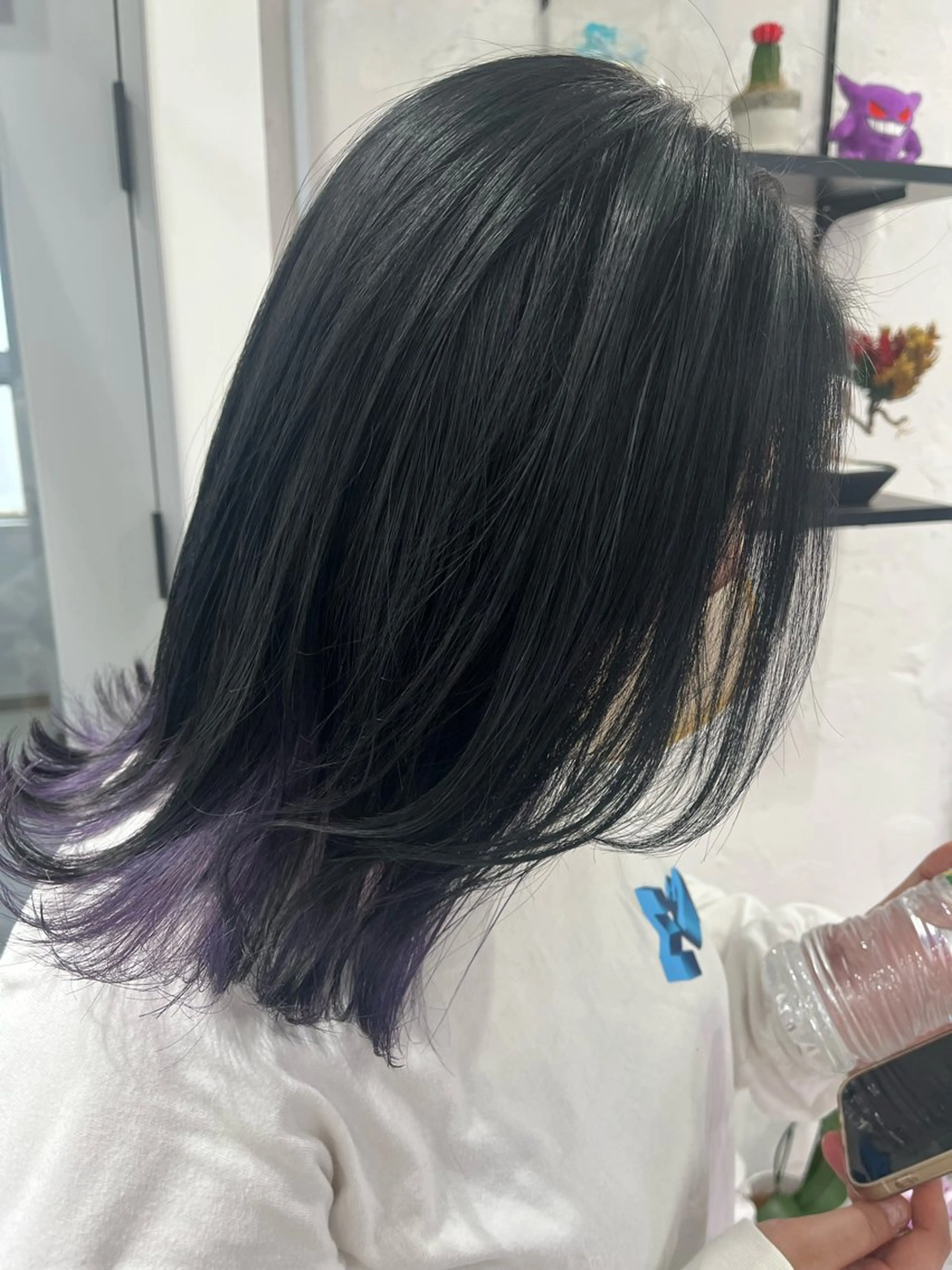 セミロング カラー インナーカラー いろあそび所属・カットモデル無料✨ 募集中✂️みなみ♥️のヘアスタイル