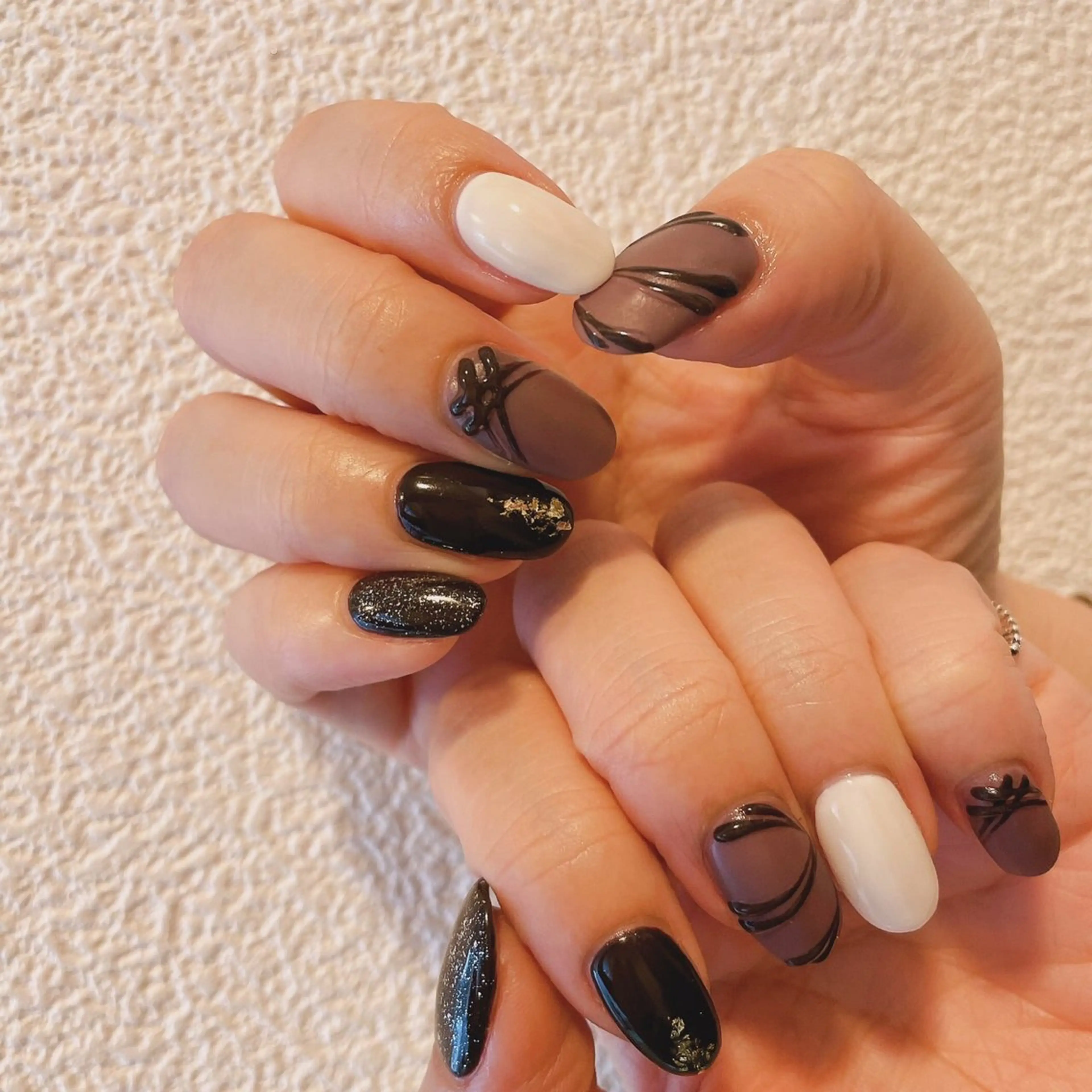 ネイル オーロラネイル フットネイル フレンチネイル ジェルネイル 韓国ネイル kiki nail &brow二子玉川の眉毛・アイブロウイメージ