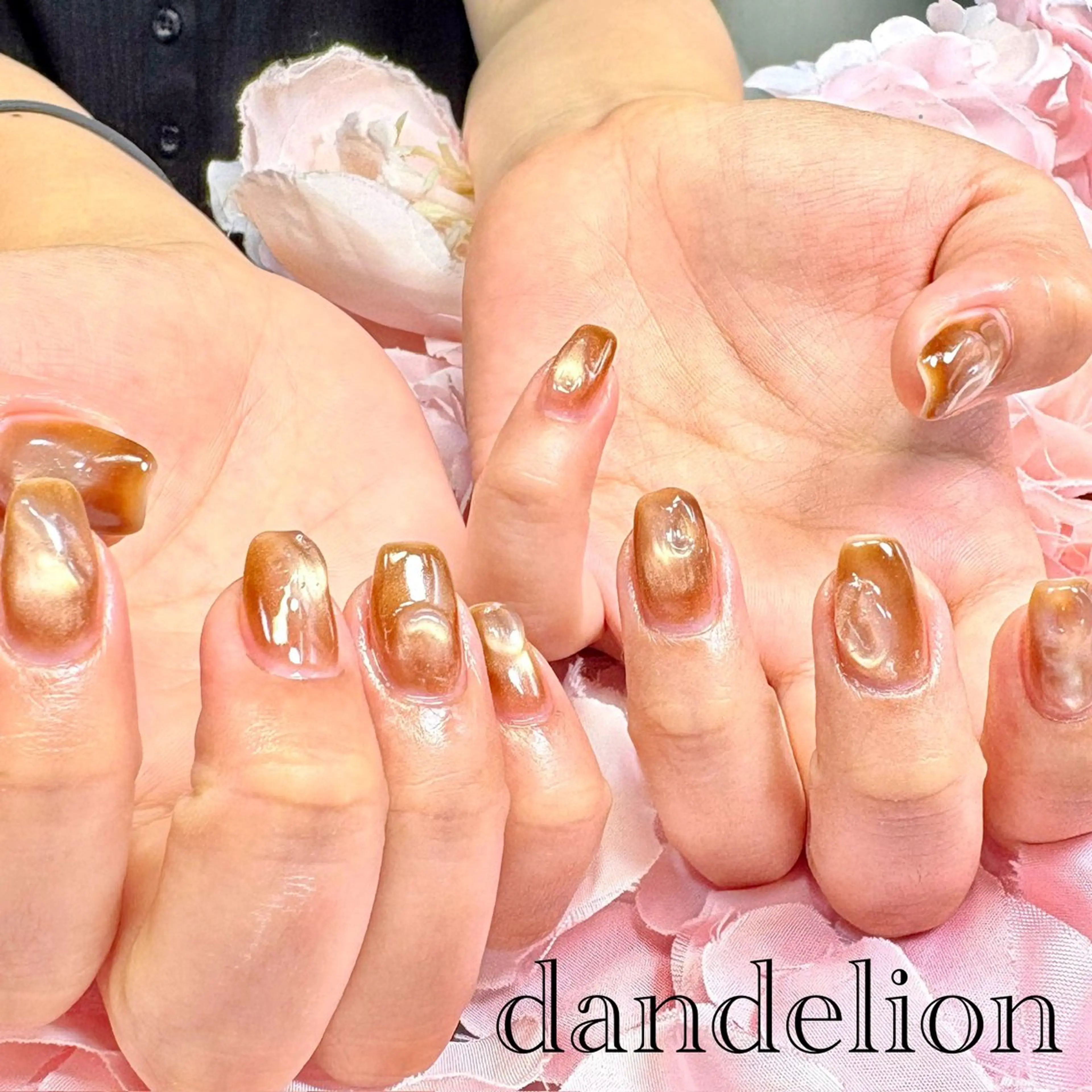 ネイル ハンドネイル ハンドケア dandelion ダンデライオンのネイルデザイン