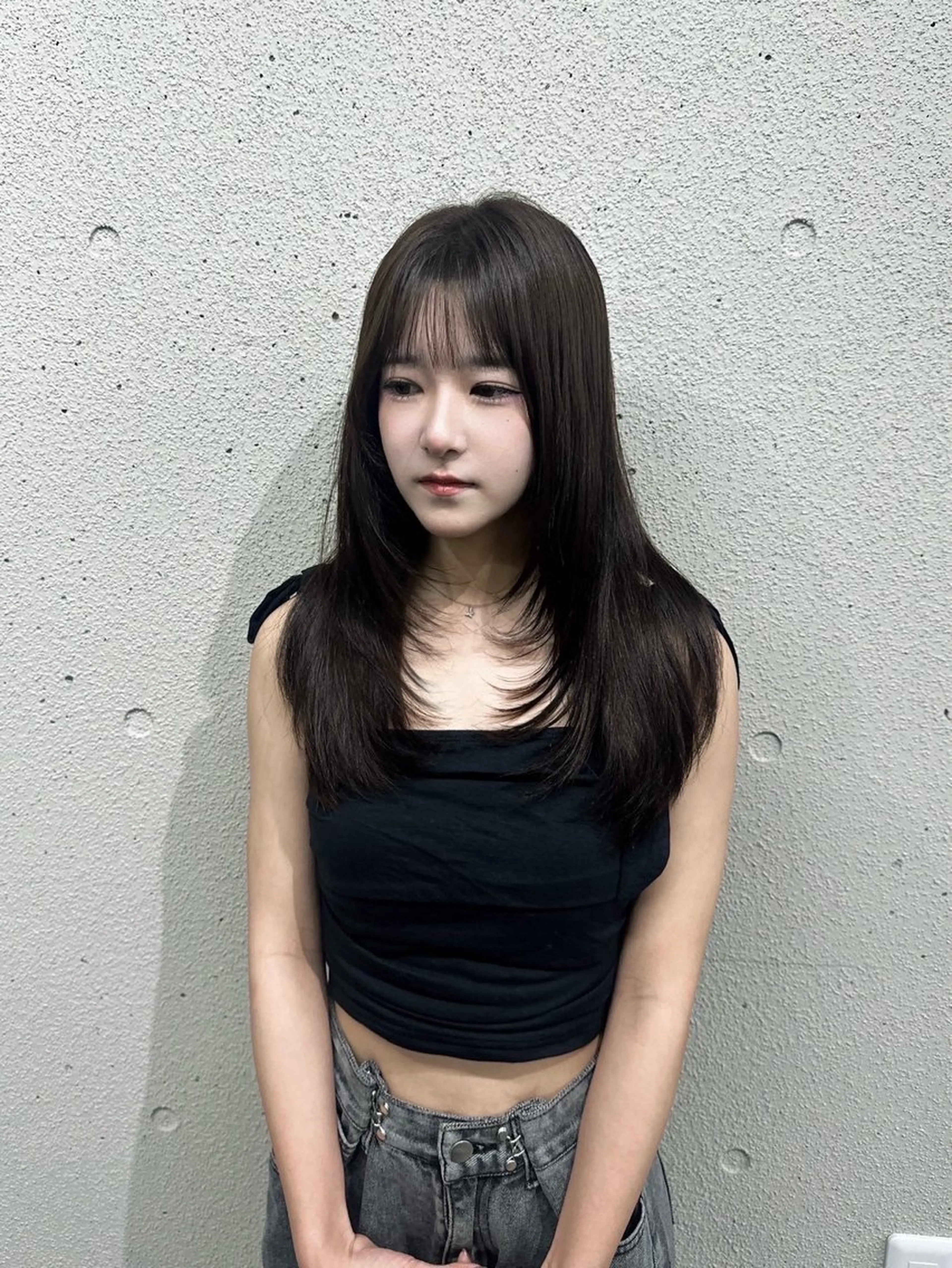 ロング 透明感ダブルカラー/ 諸岡ひばりのヘアスタイル