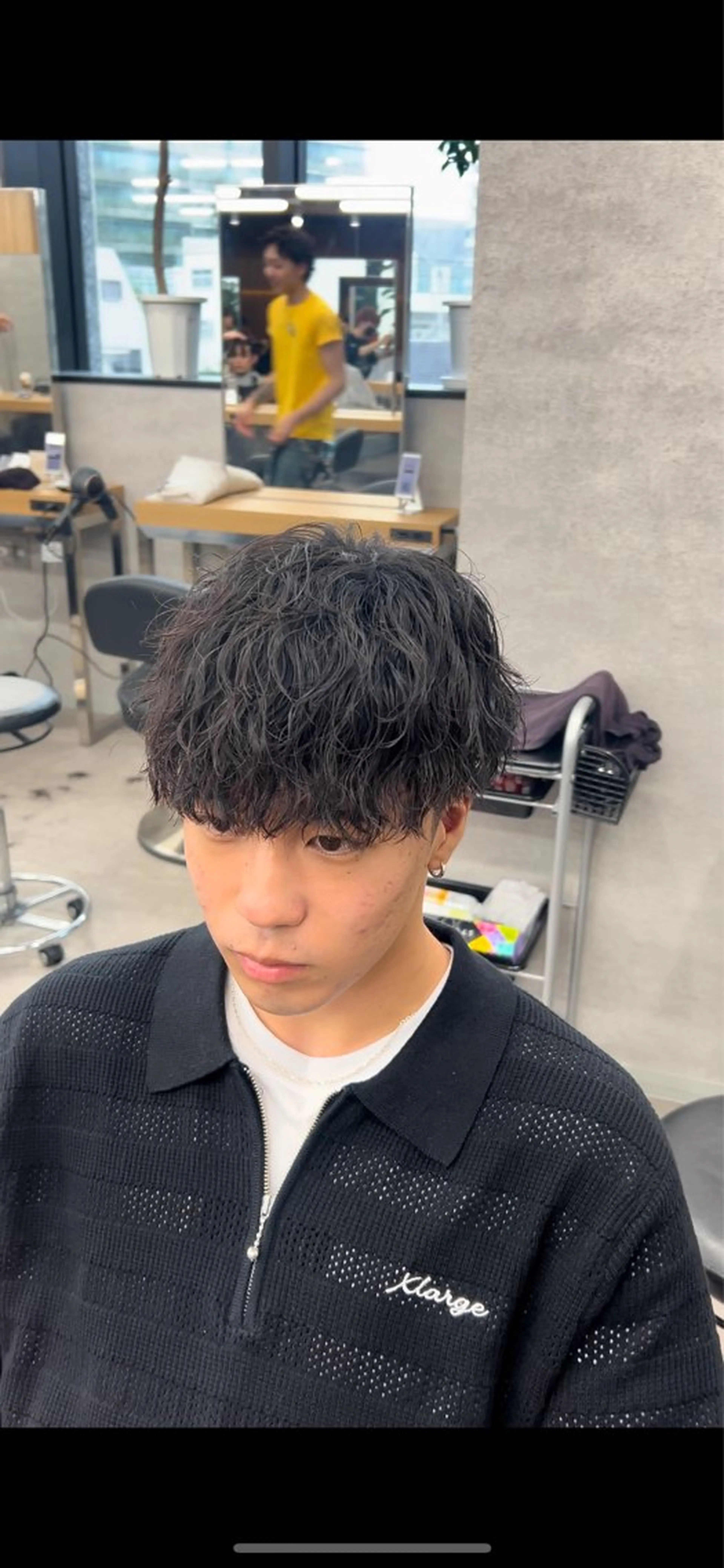 パーマ メンズ カット パーマ トリートメント ヘッドスパ ヘアセット イケメン製造機 🔥上原沙羅🔥のヘアスタイル