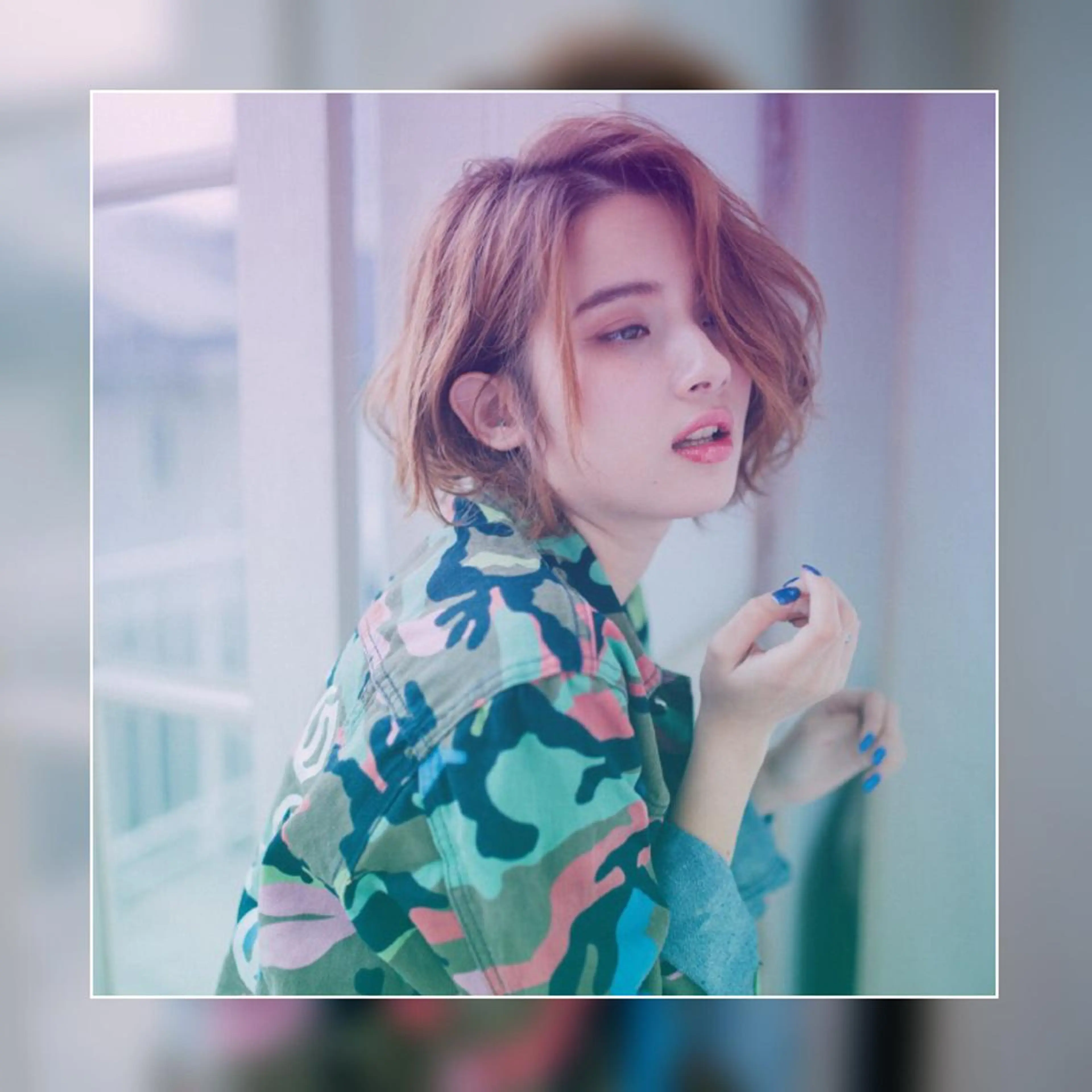 ミディアム カラー パーマ ヘアアレンジ メンズ キッズ ネイル マツエク・マツパ premier modelsのヘアスタイル