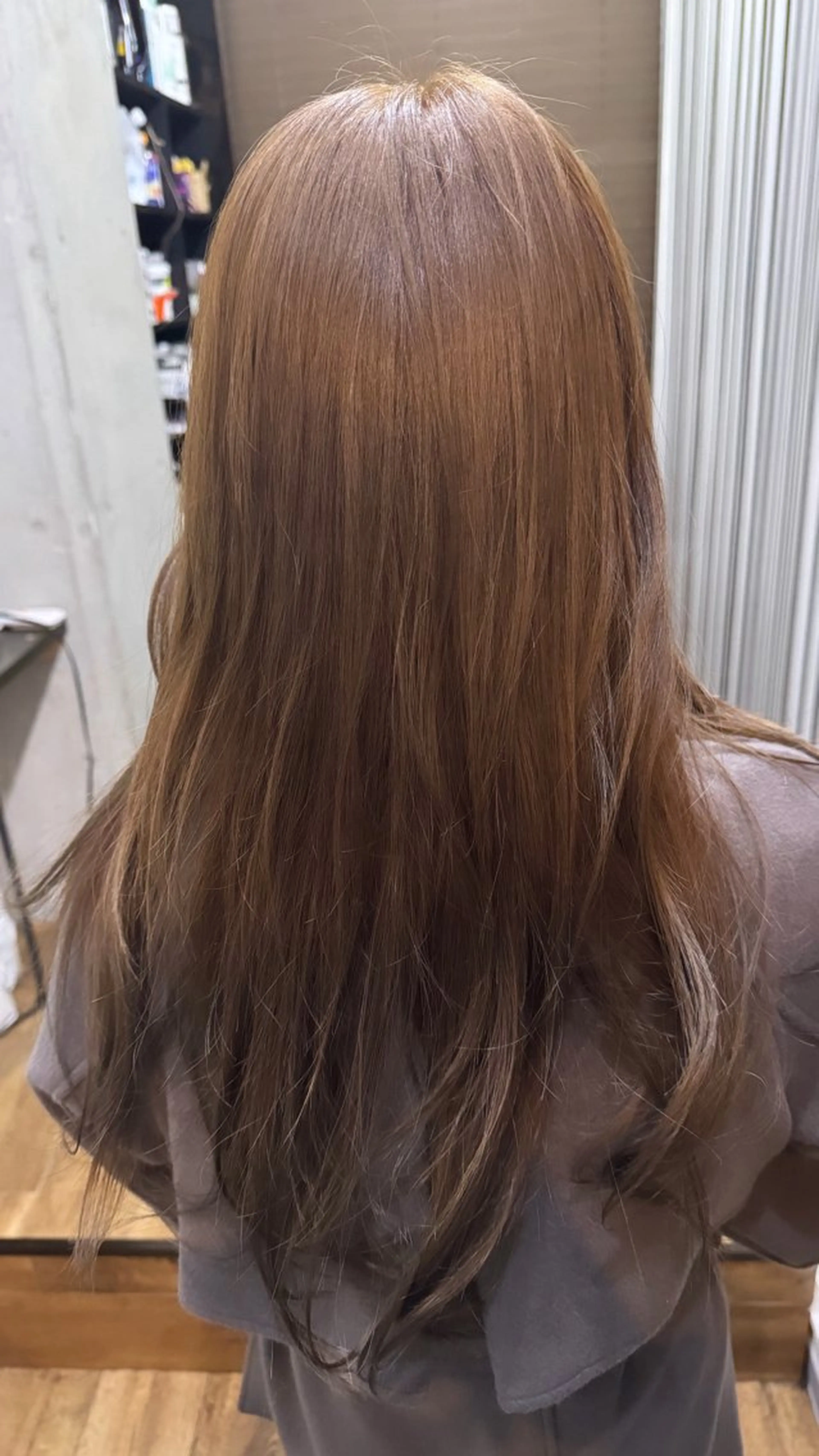 ロング カラー ブリーチ ブリーチなしカラー 椎葉 祐也のヘアスタイル